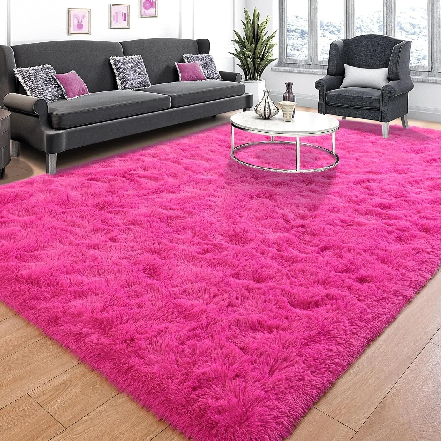 Large Size Home Decor Carpet Washable Nursery Area Rug - 8' x 10'