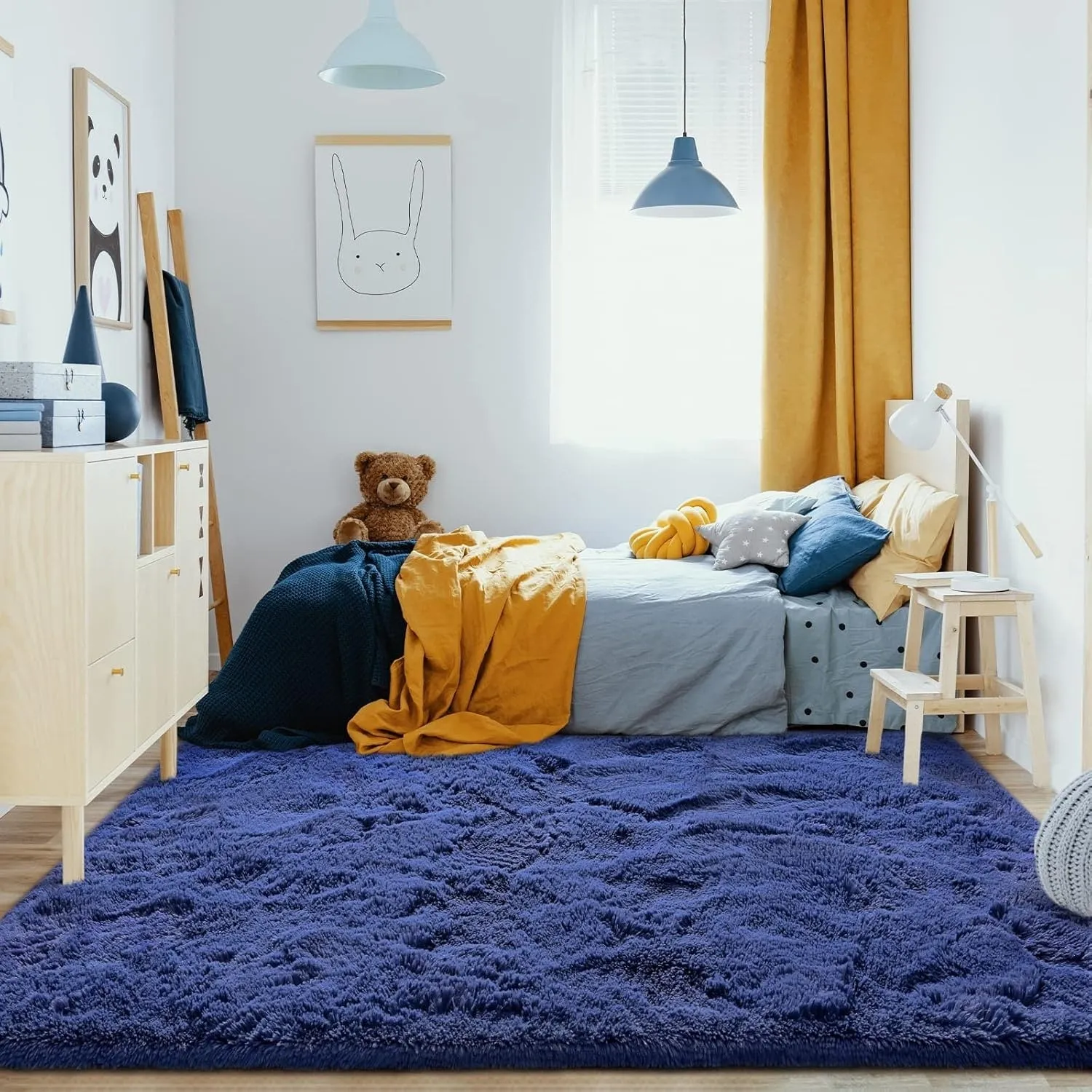 Large Size Home Decor Carpet Washable Nursery Area Rug - 8' x 10'