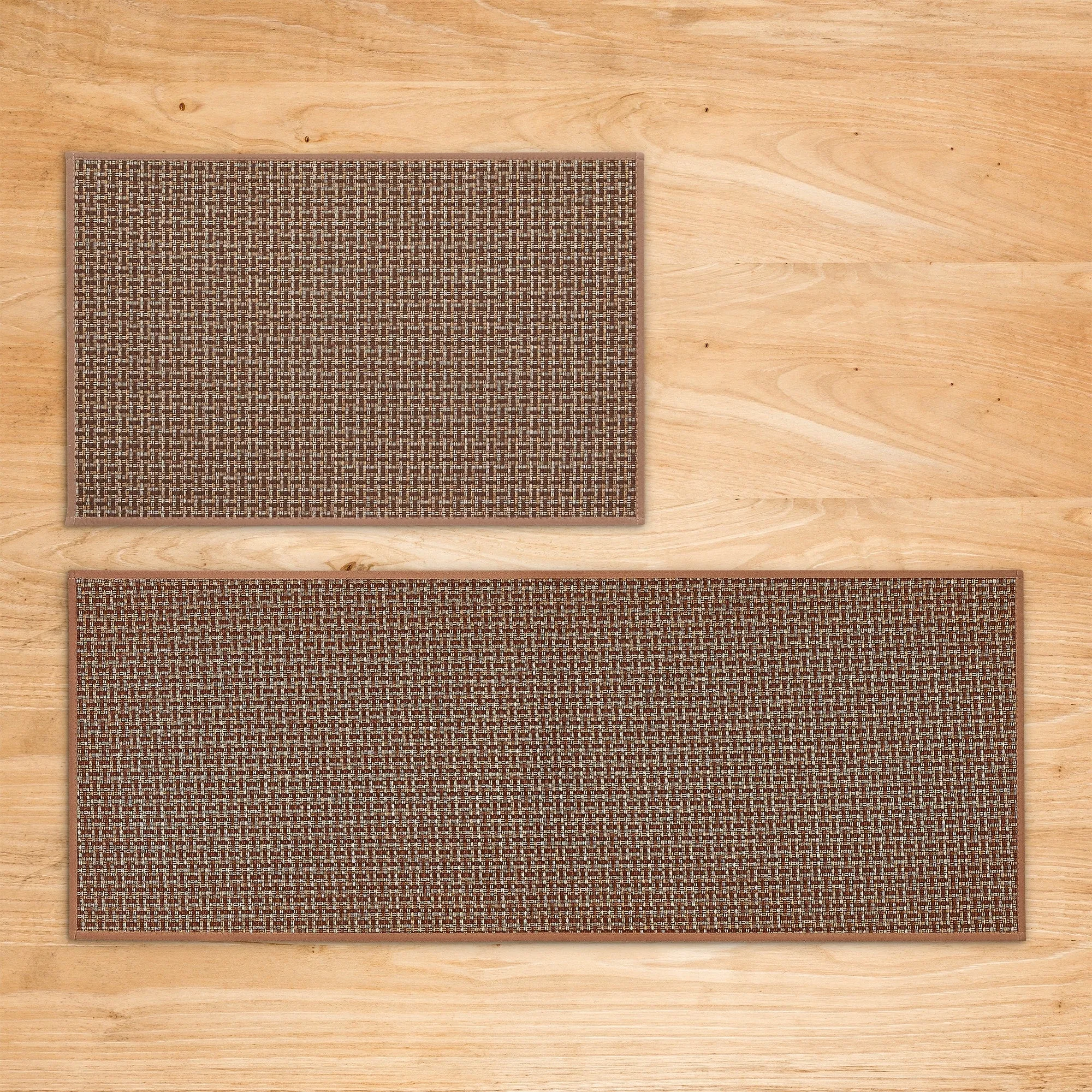 Linery & Co. Machine Washable Slip Resistant Bordered 2 Pack Accent Rugs