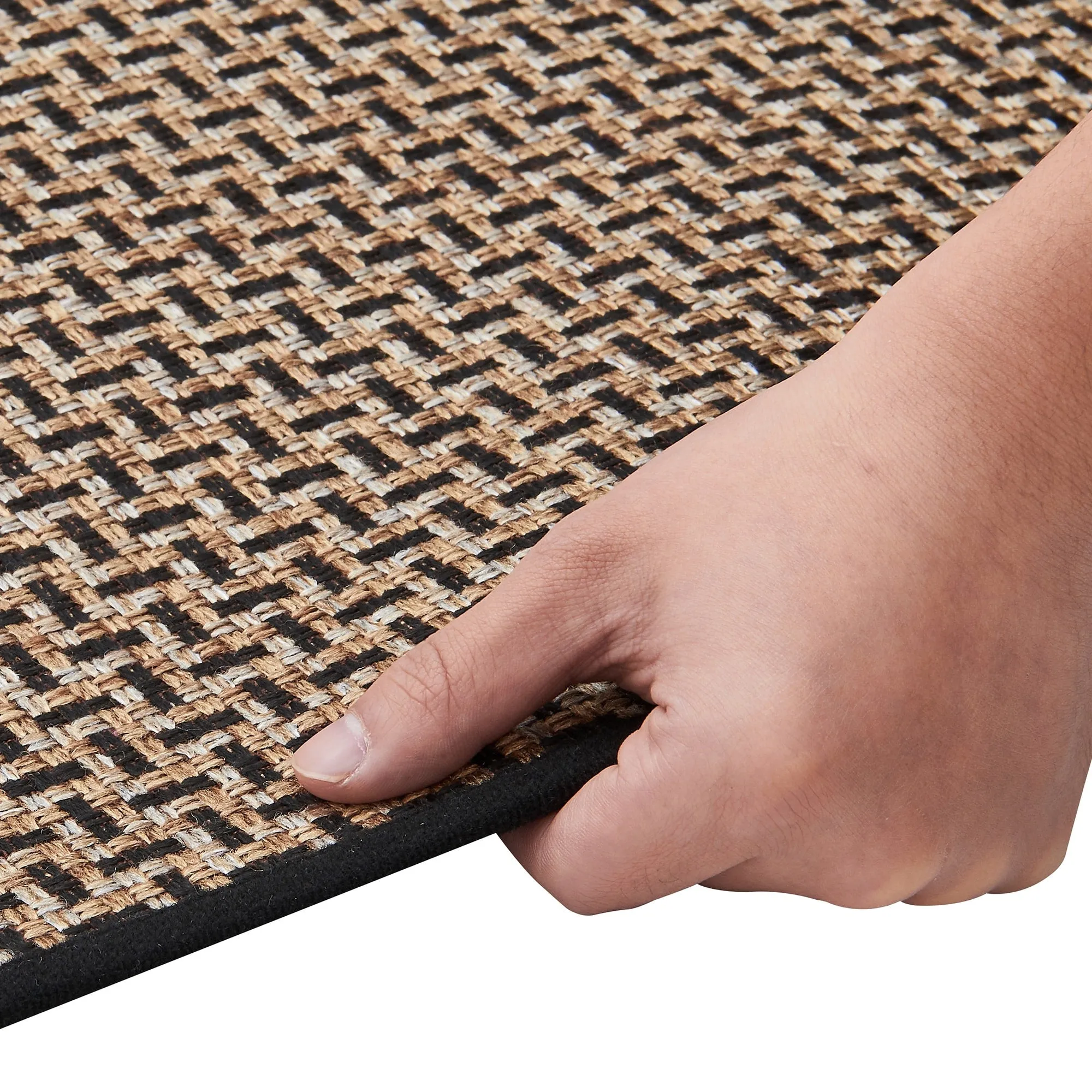 Linery & Co. Machine Washable Slip Resistant Bordered 2 Pack Accent Rugs