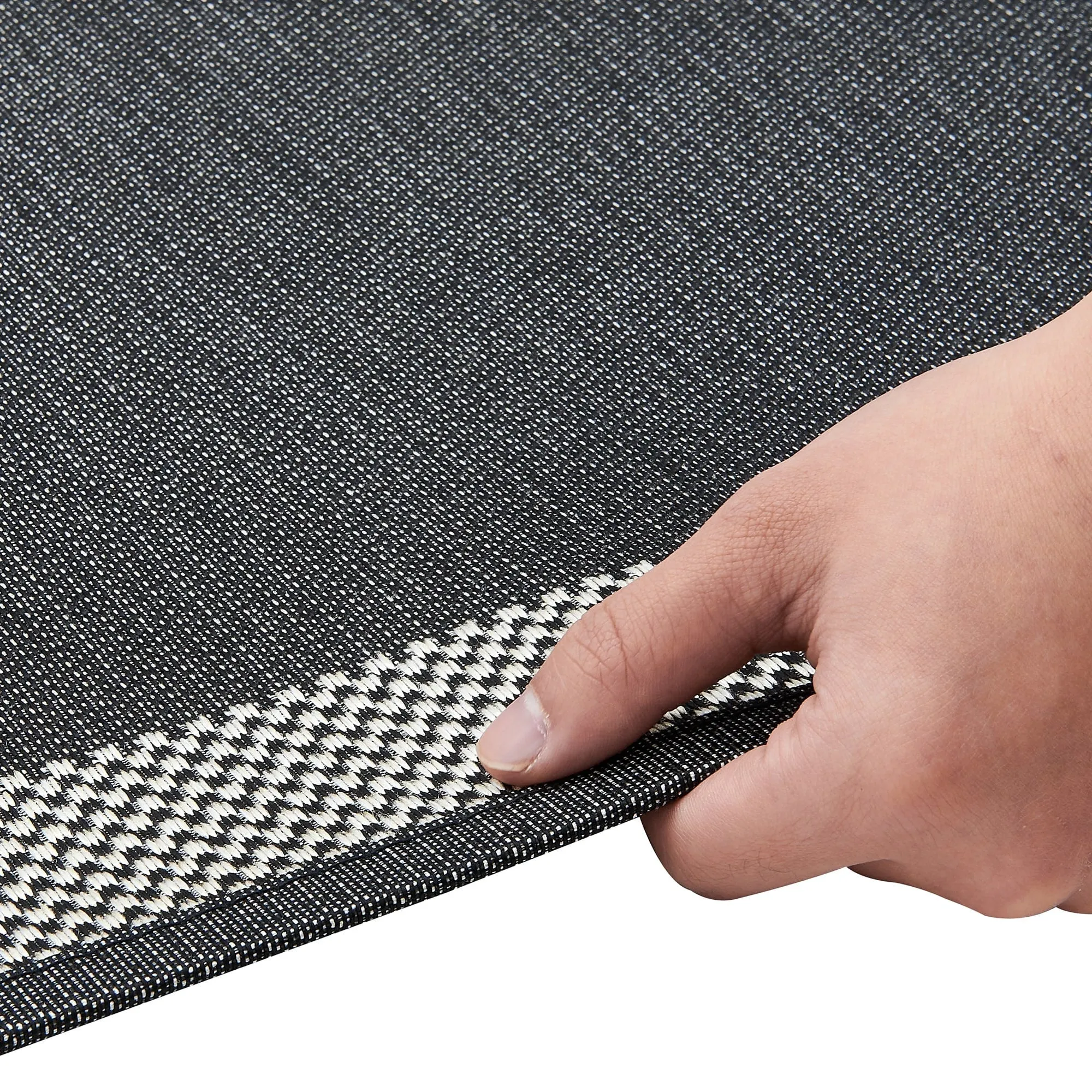 Linery & Co. Machine Washable Slip Resistant Bordered 2 Pack Accent Rugs