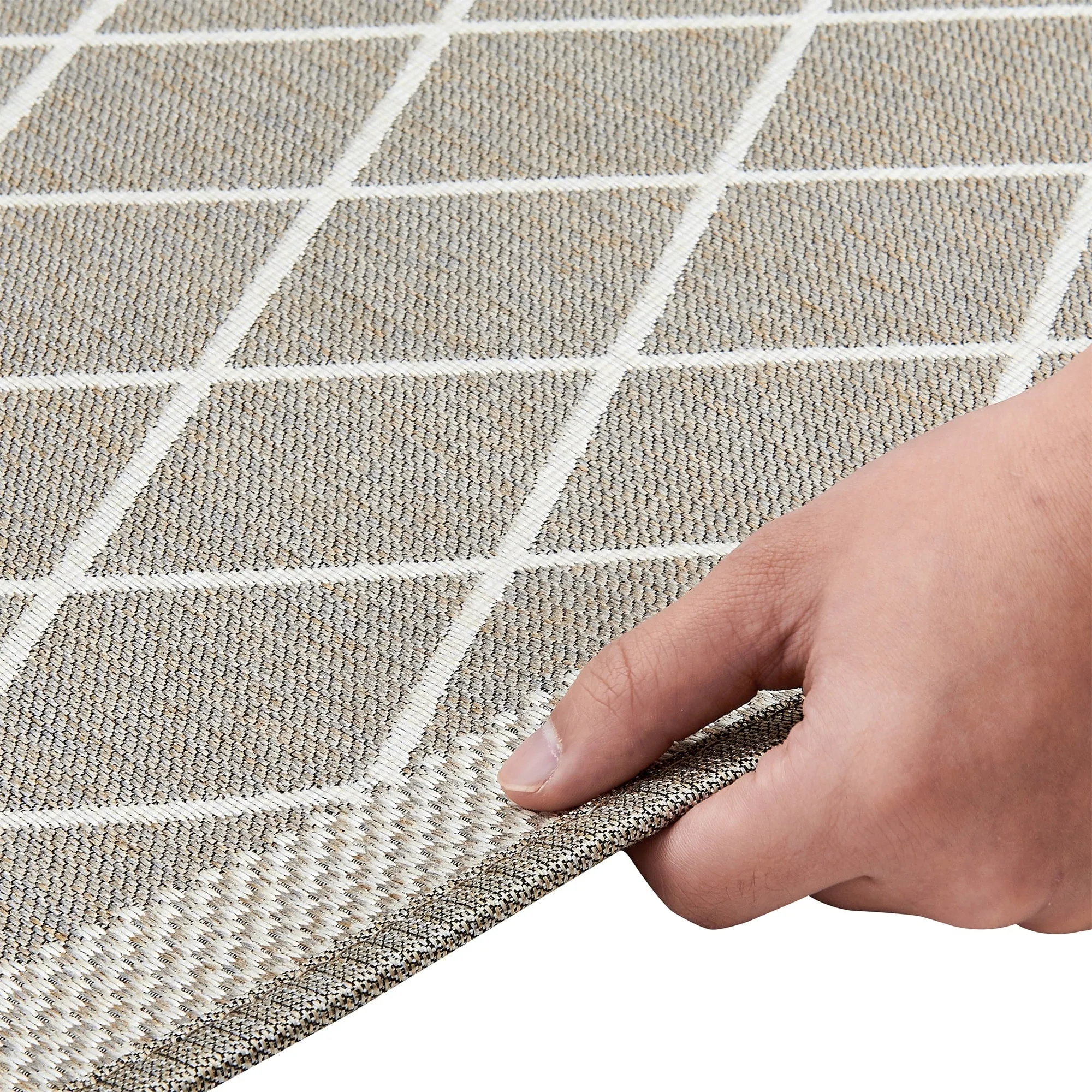 Linery & Co. Machine Washable Slip Resistant Bordered 2 Pack Accent Rugs