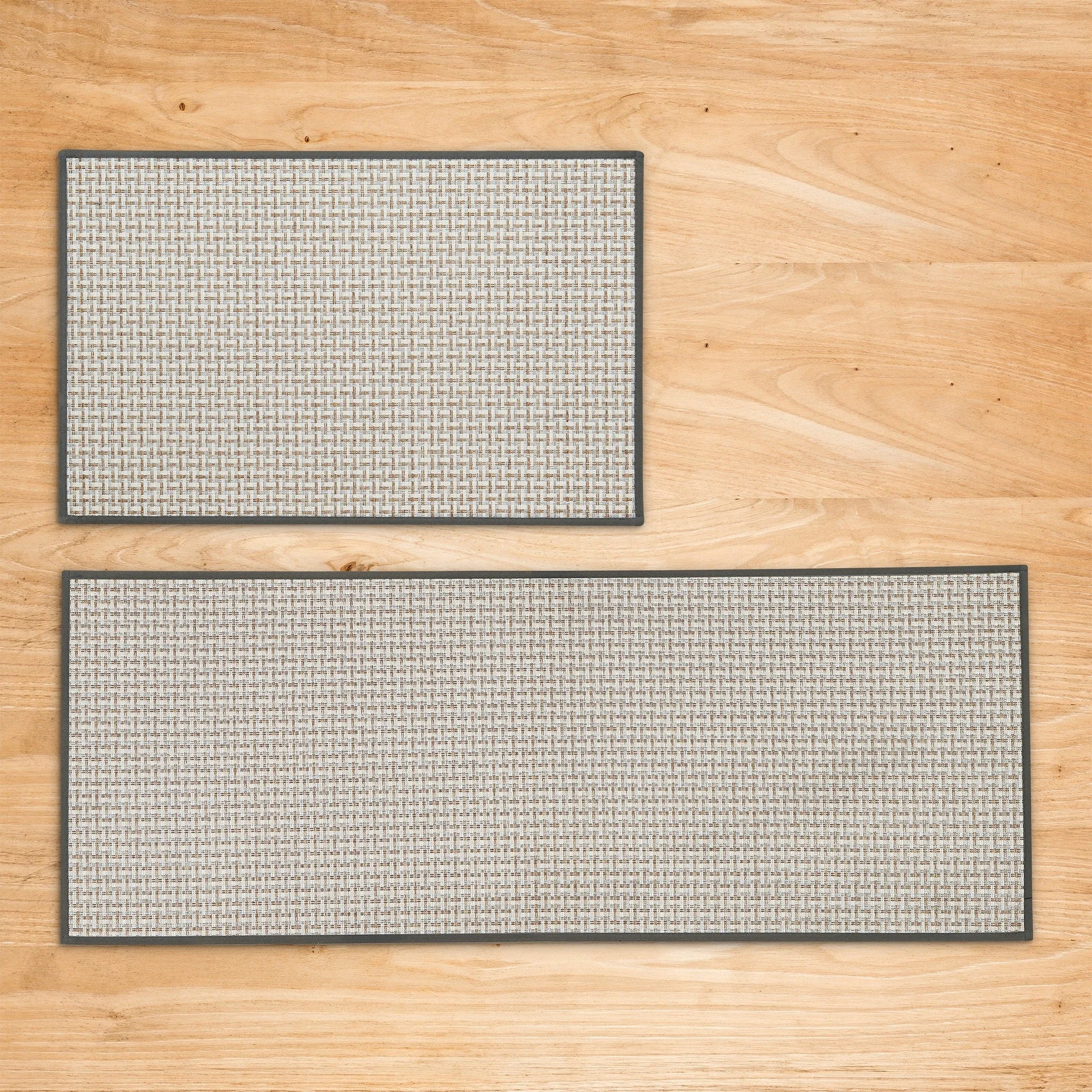 Linery & Co. Machine Washable Slip Resistant Bordered 2 Pack Accent Rugs