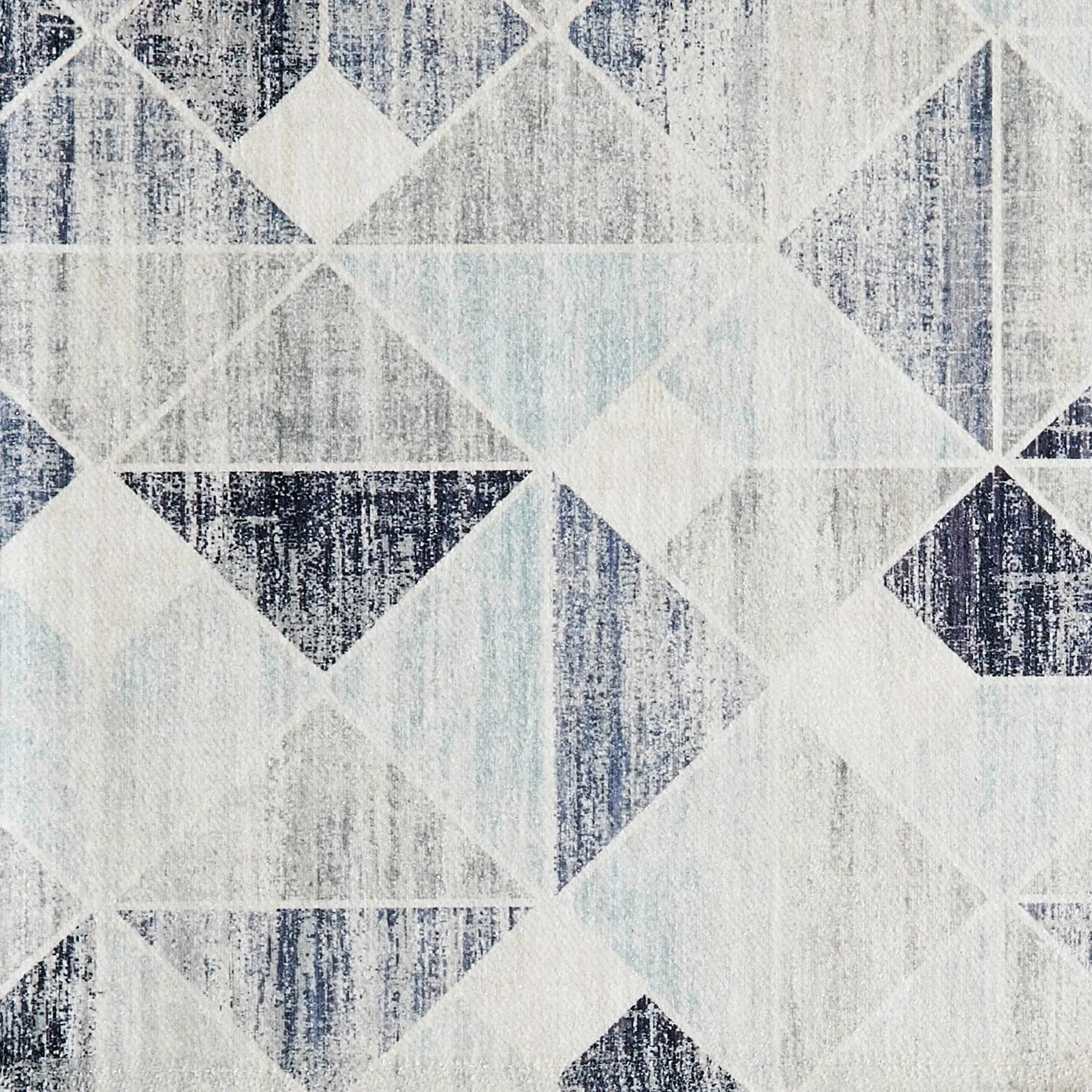 Linery & Co. Machine Washable Slip Resistant Geometric Printed Accent Rugs