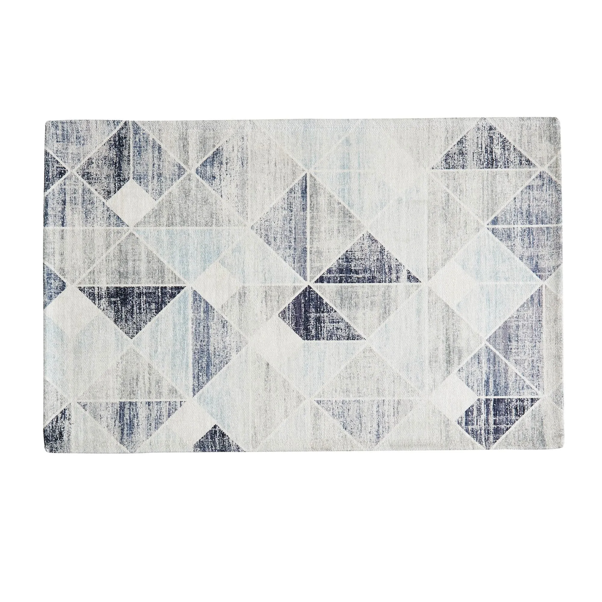 Linery & Co. Machine Washable Slip Resistant Geometric Printed Accent Rugs