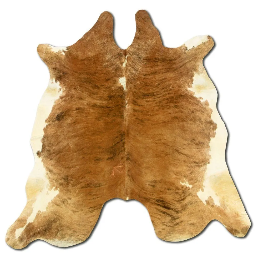 Linon Cowhide Medium Brindle Full Skin Rug - Full Skin