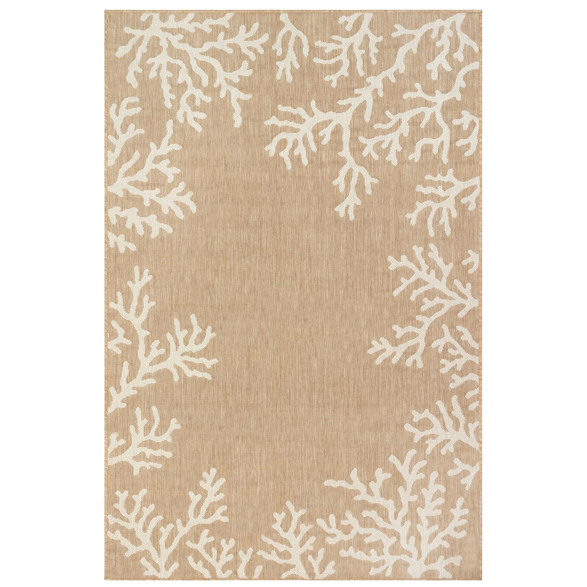 Liora Manne Carmel Coral Border Indoor/Outdoor Area Rug