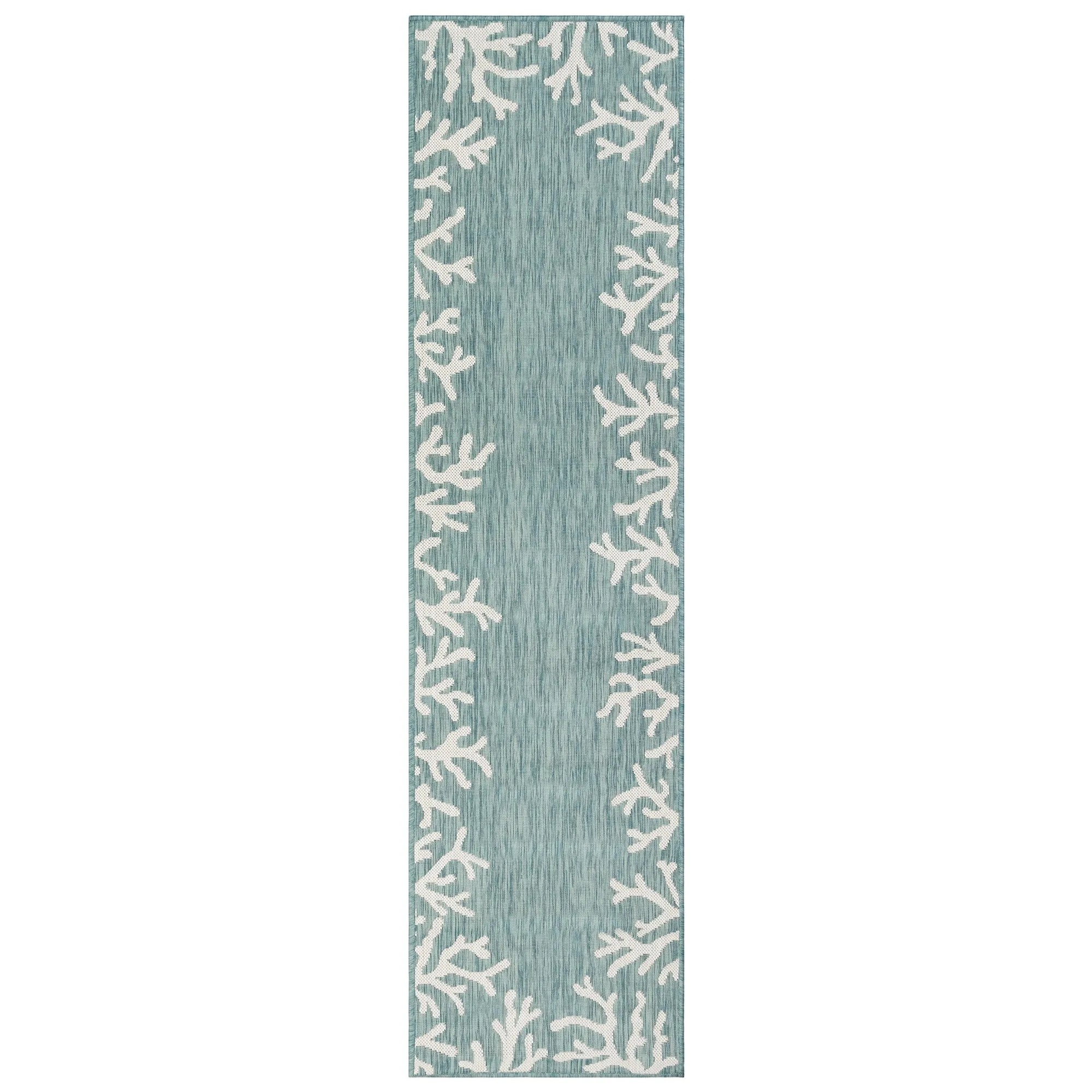Liora Manne Carmel Coral Border Indoor/Outdoor Area Rug