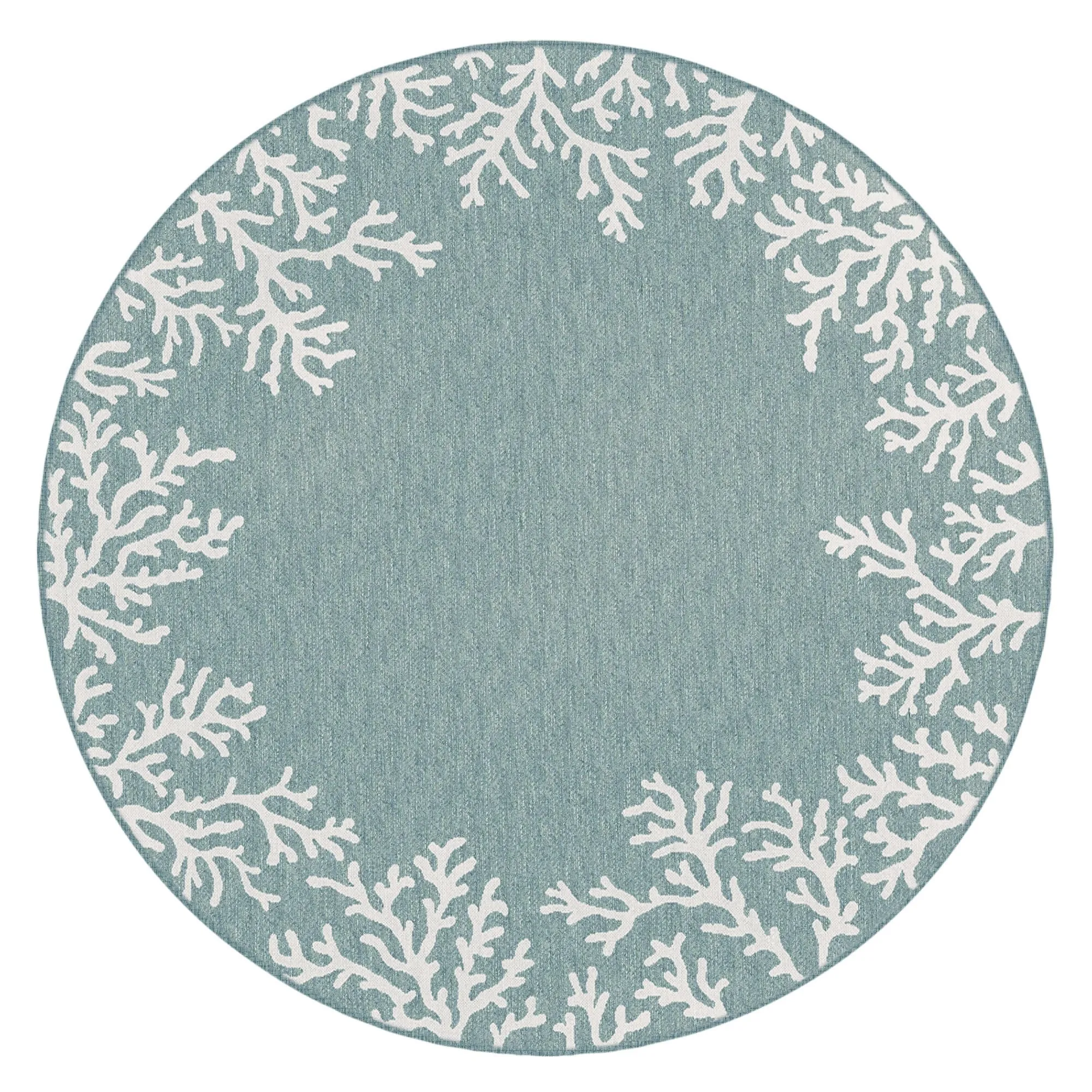 Liora Manne Carmel Coral Border Indoor/Outdoor Area Rug