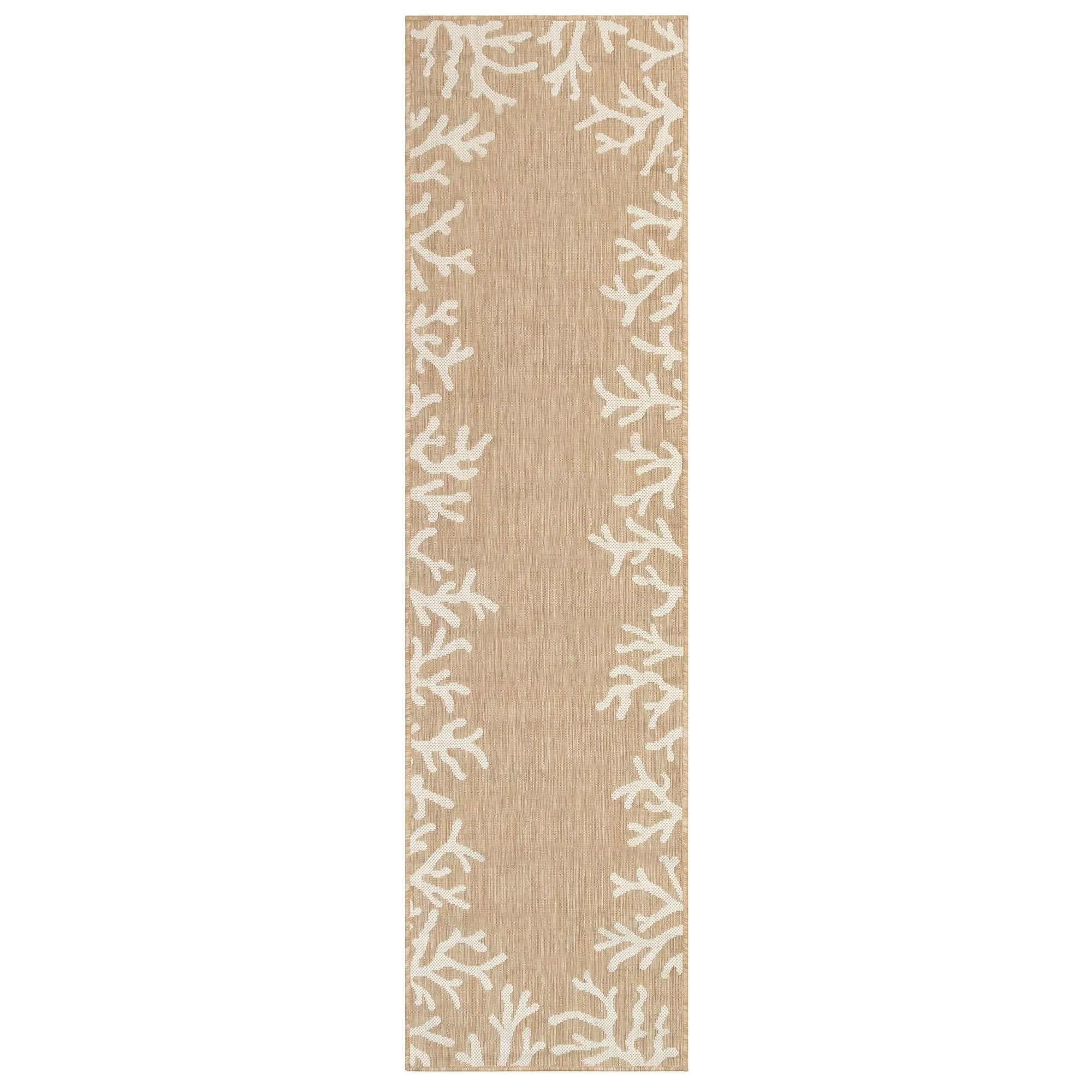 Liora Manne Carmel Coral Border Indoor/Outdoor Area Rug