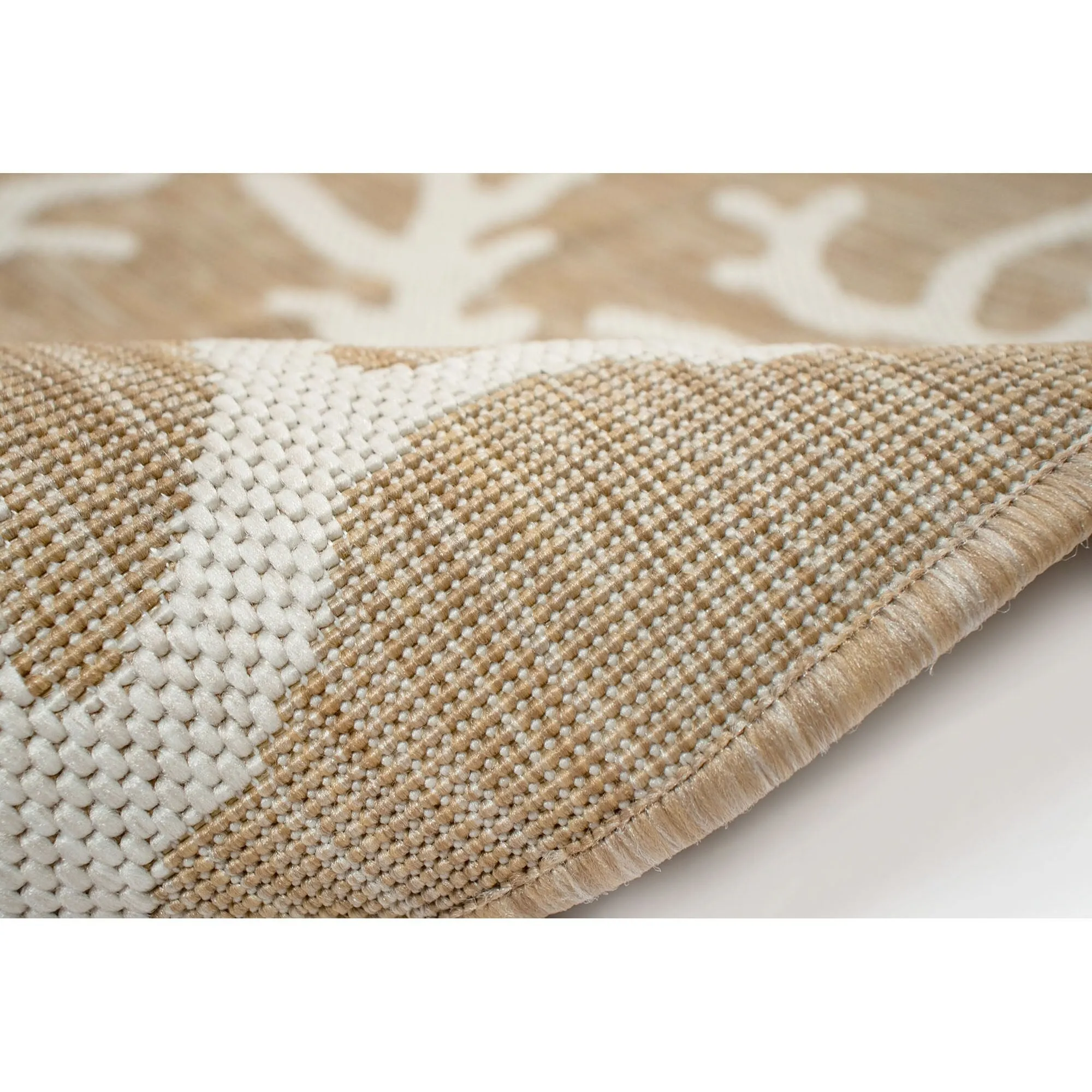 Liora Manne Carmel Coral Border Indoor/Outdoor Area Rug