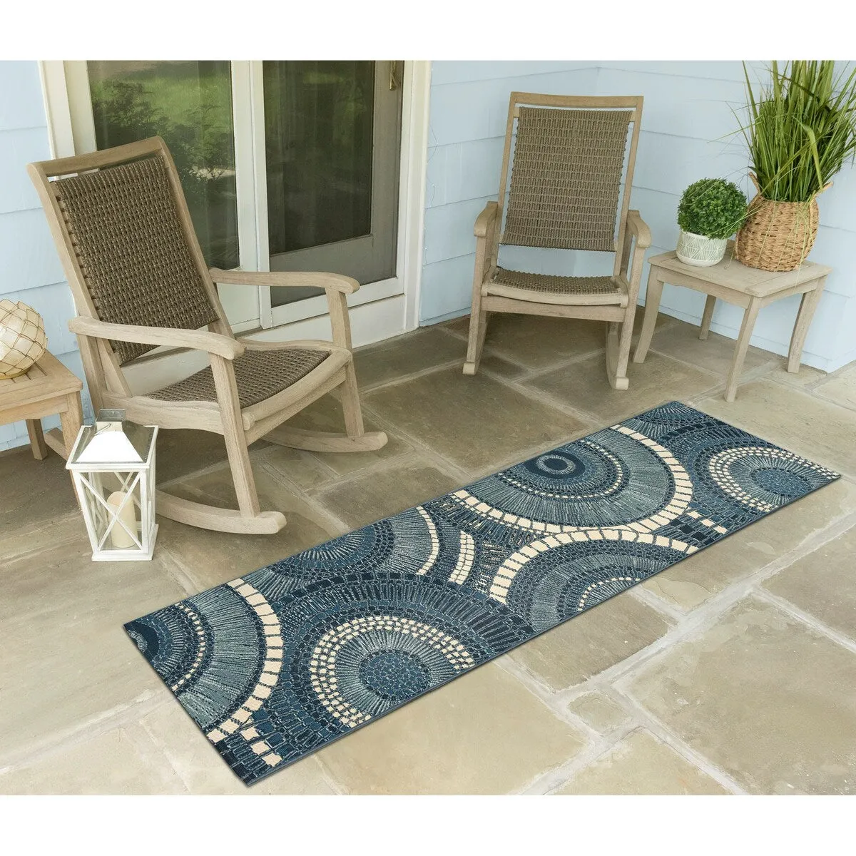 Liora Manne Marina Circles Indoor/Outdoor Area Rug