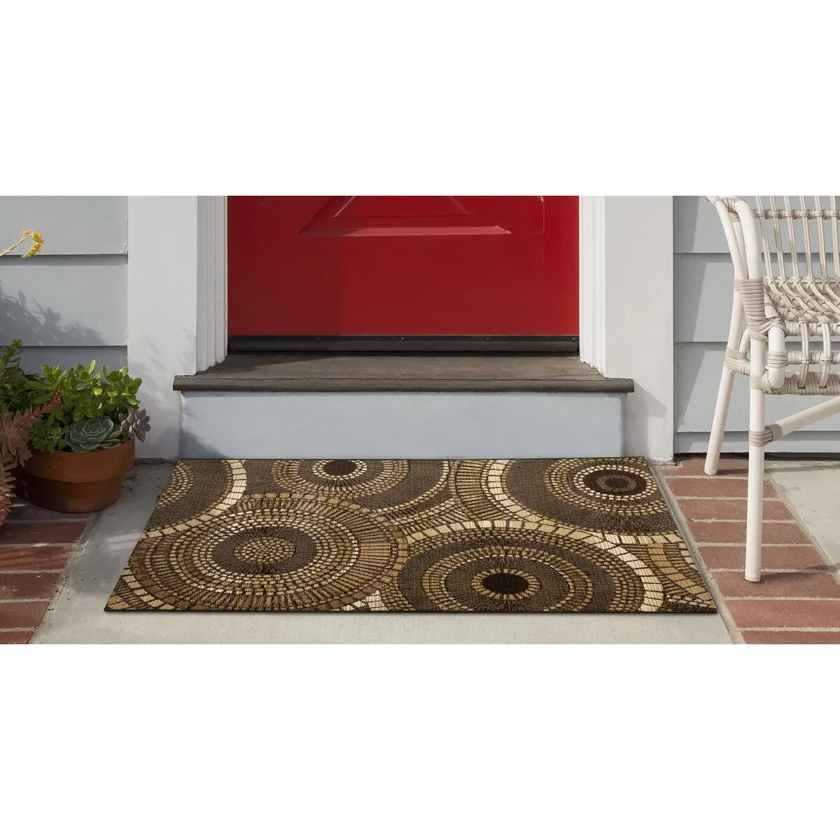 Liora Manne Marina Circles Indoor/Outdoor Area Rug