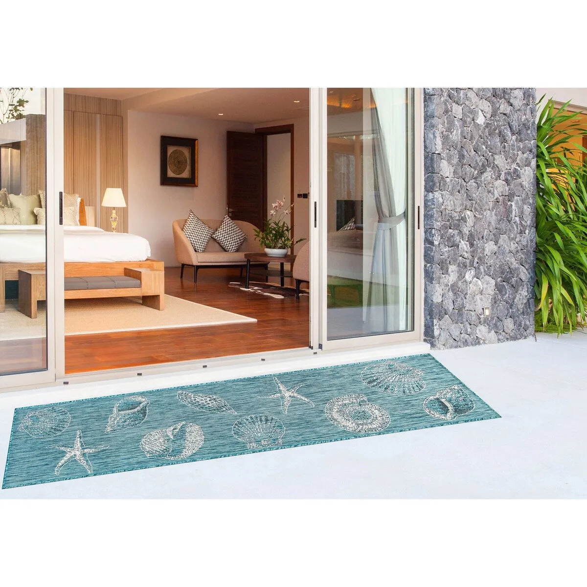 Liora Manne Marina Circles Indoor/Outdoor Area Rug