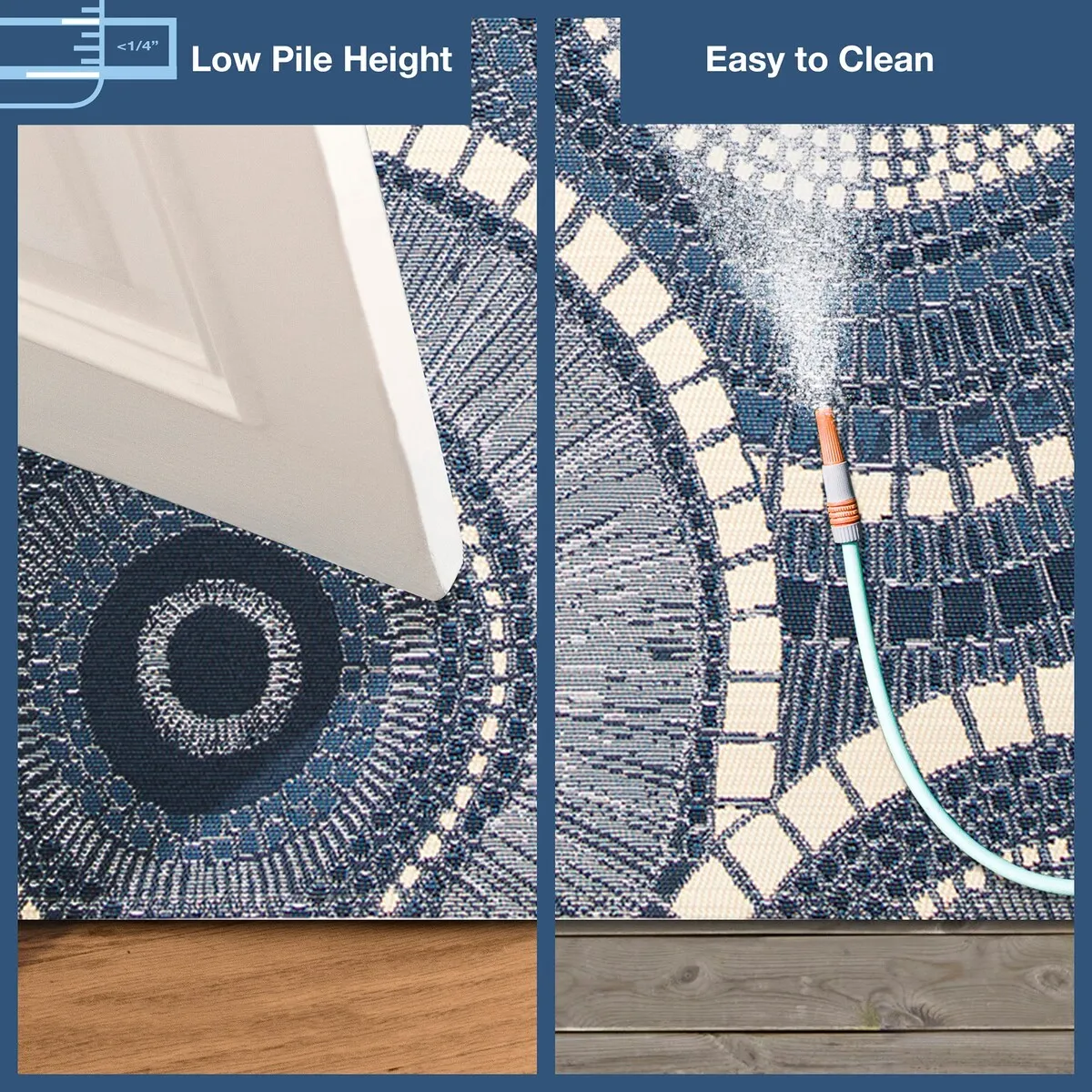 Liora Manne Marina Circles Indoor/Outdoor Area Rug