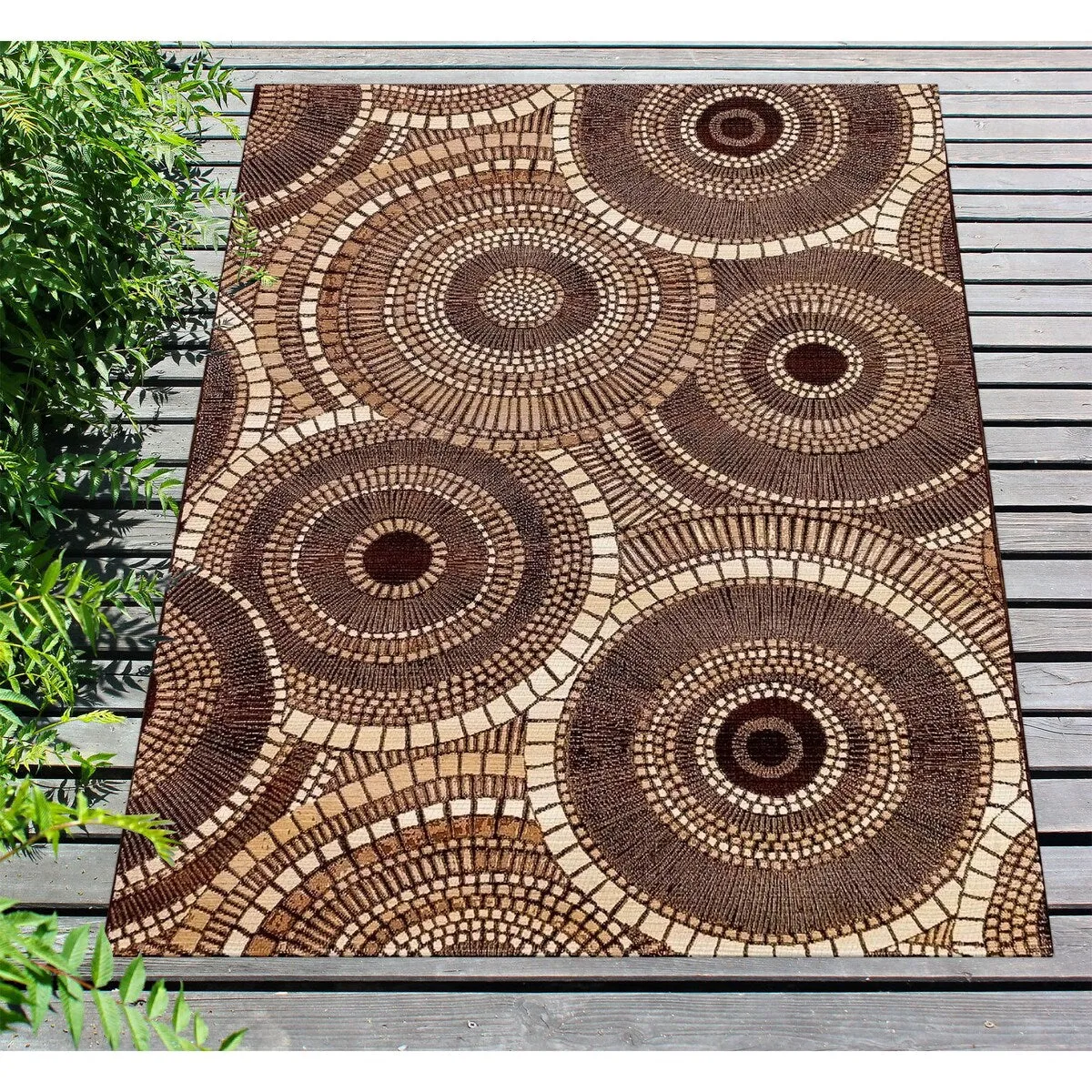 Liora Manne Marina Circles Indoor/Outdoor Area Rug