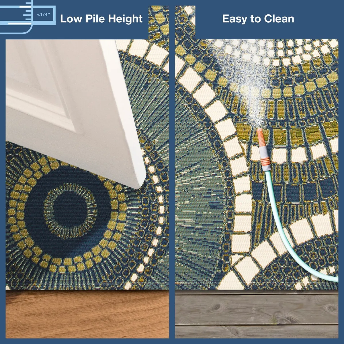Liora Manne Marina Circles Indoor/Outdoor Area Rug