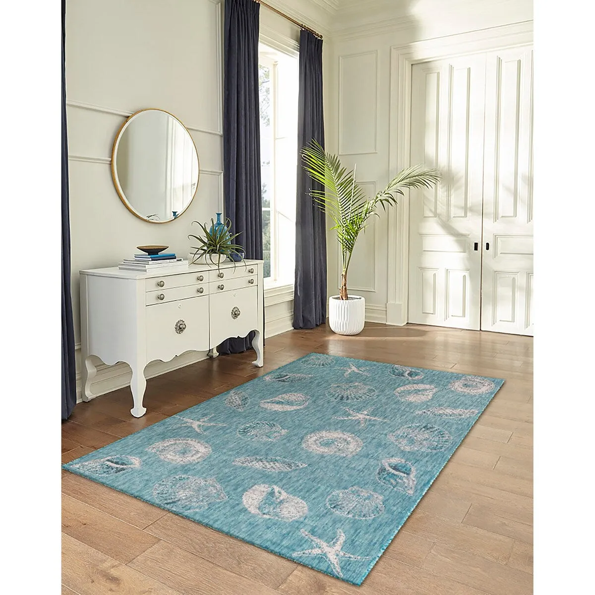 Liora Manne Marina Circles Indoor/Outdoor Area Rug