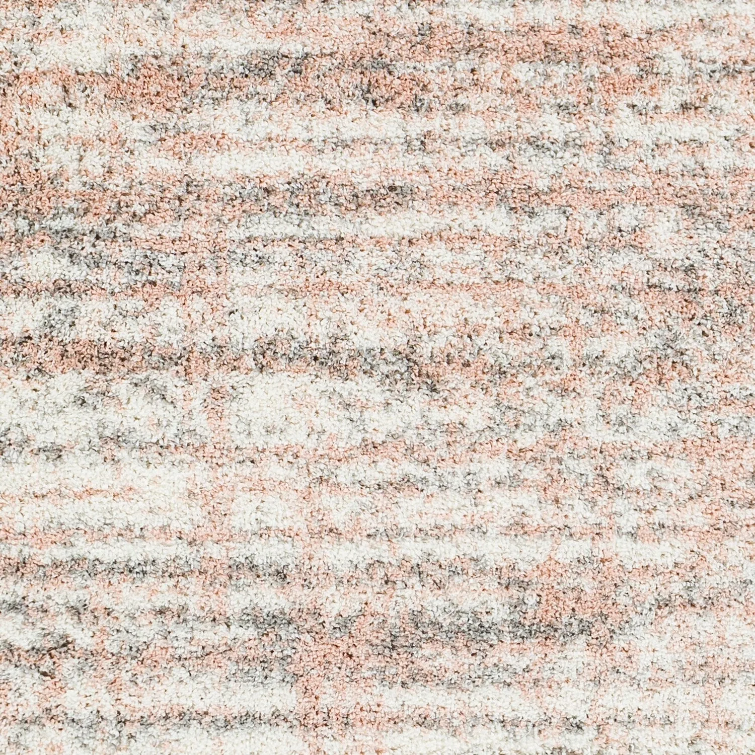 Livabliss Alonzo Plush Heathered Stripe Area Rug