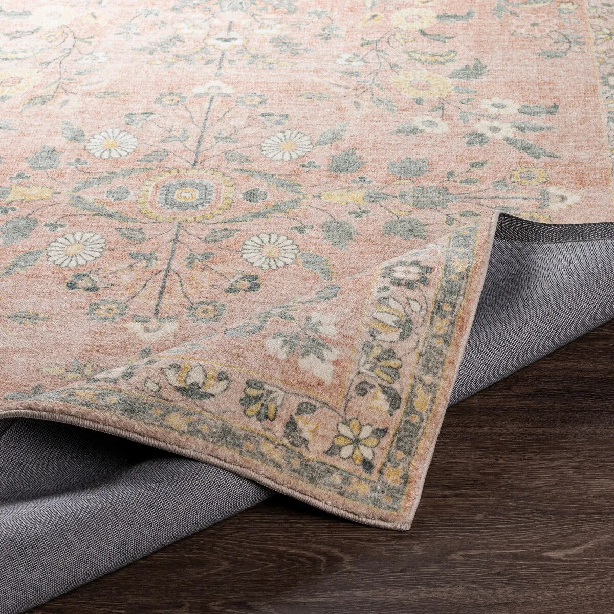 Livabliss Arrietty Vintage Floral Oriental Area Rug