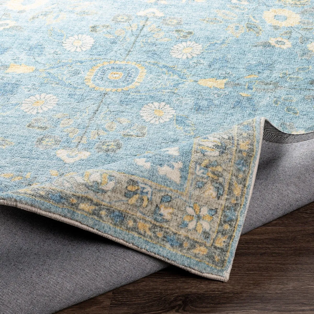 Livabliss Arrietty Vintage Floral Oriental Area Rug
