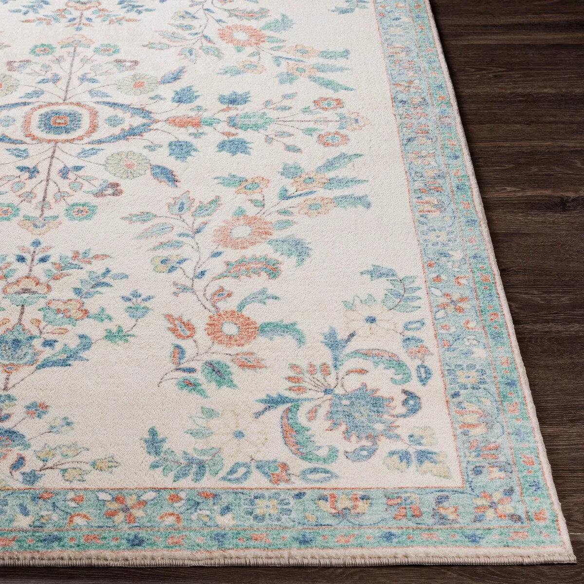 Livabliss Arrietty Vintage Floral Oriental Area Rug