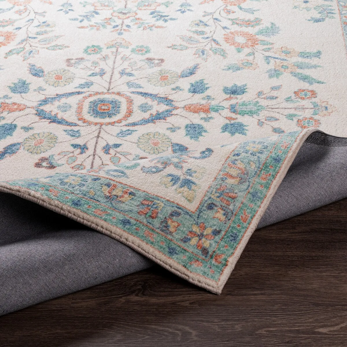 Livabliss Arrietty Vintage Floral Oriental Area Rug
