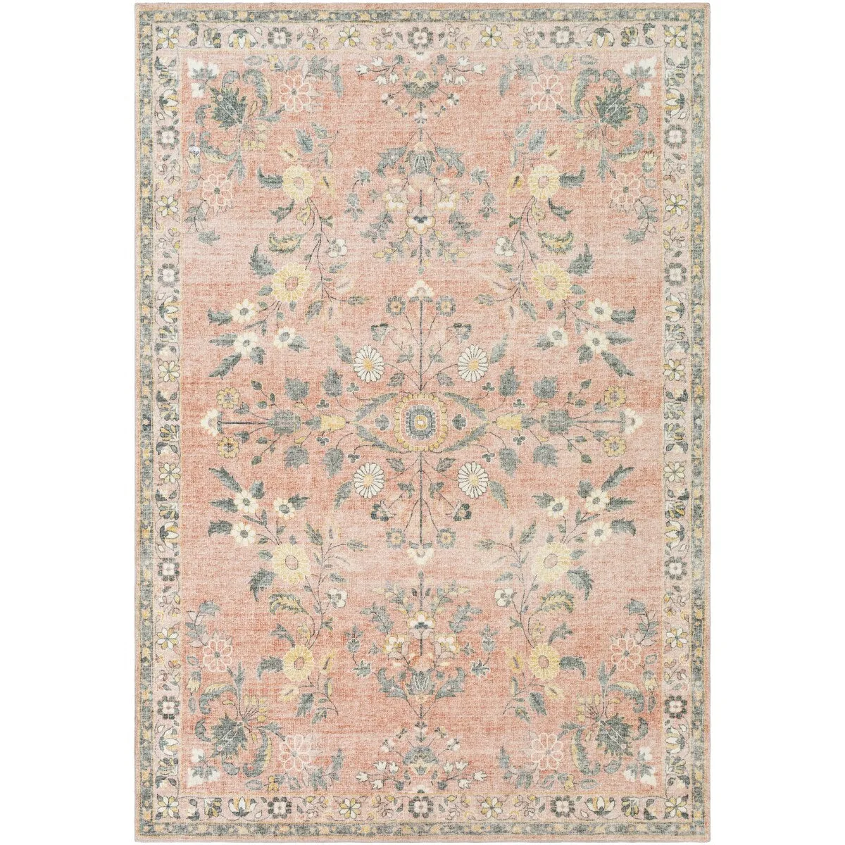 Livabliss Arrietty Vintage Floral Oriental Area Rug