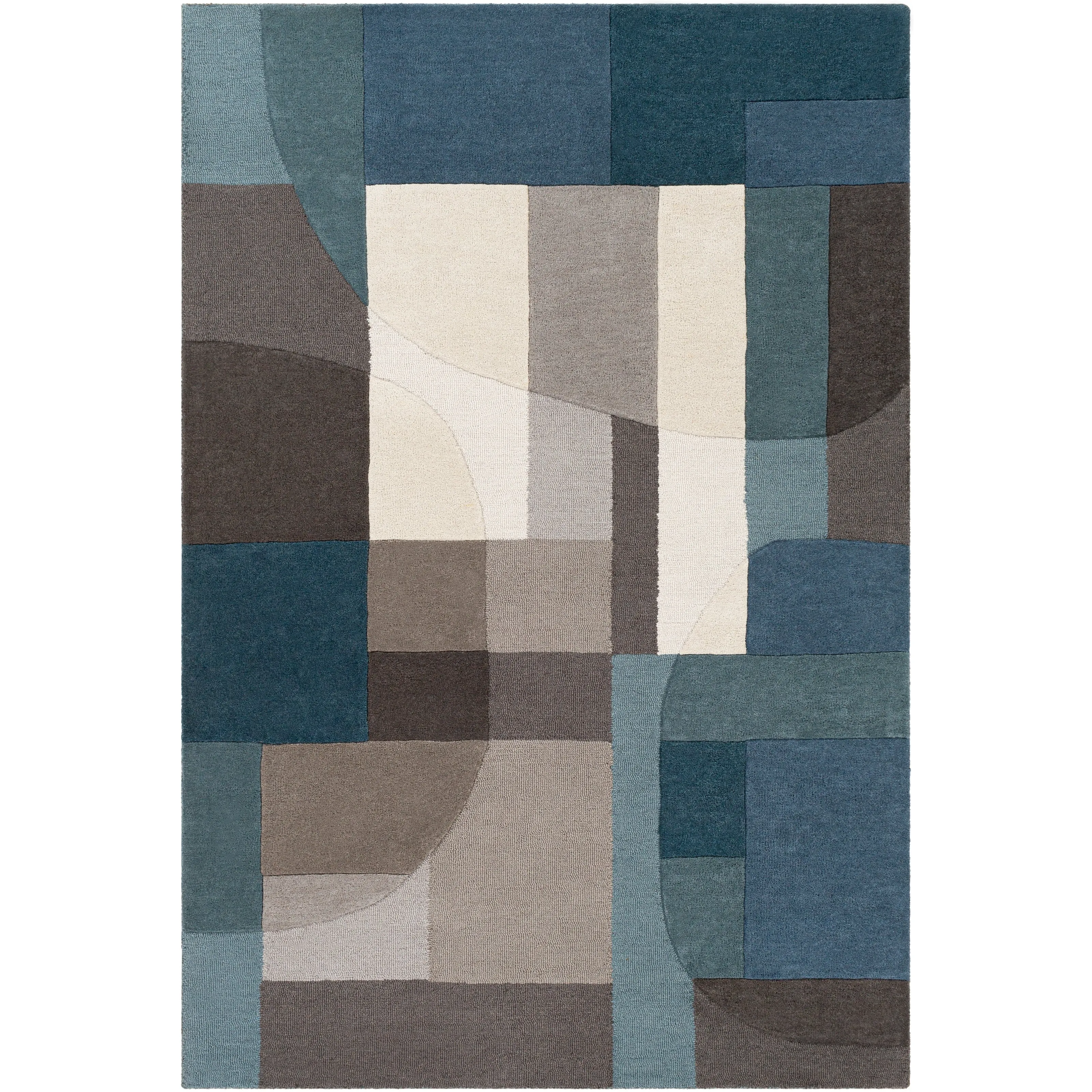 Livabliss Bedstuy Modern Wool Handmade Area Rug