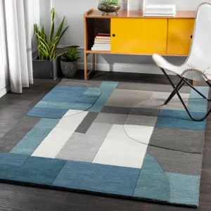 Livabliss Bedstuy Modern Wool Handmade Area Rug
