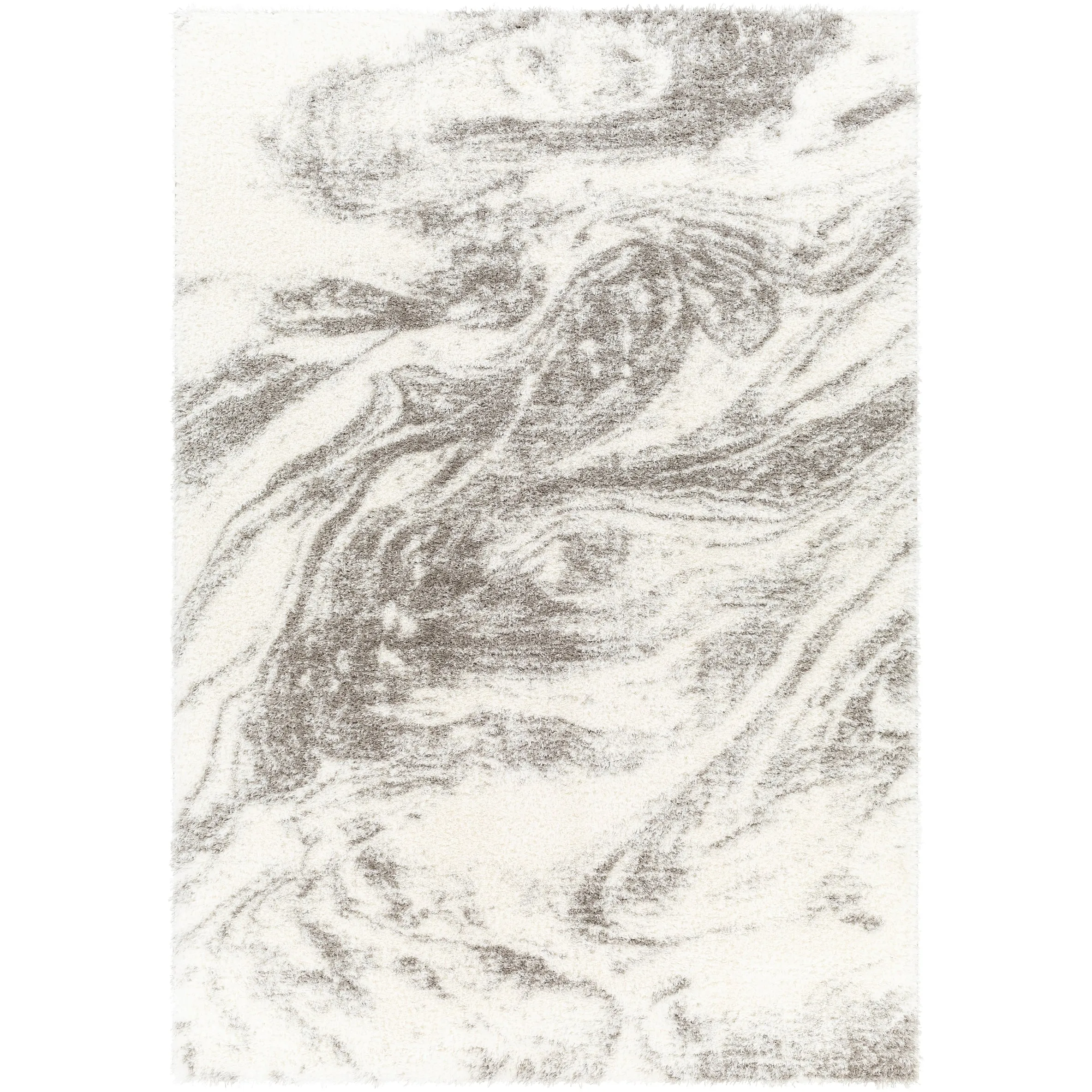 Livabliss Cloudy Abstract Swirl Plush Area Rug
