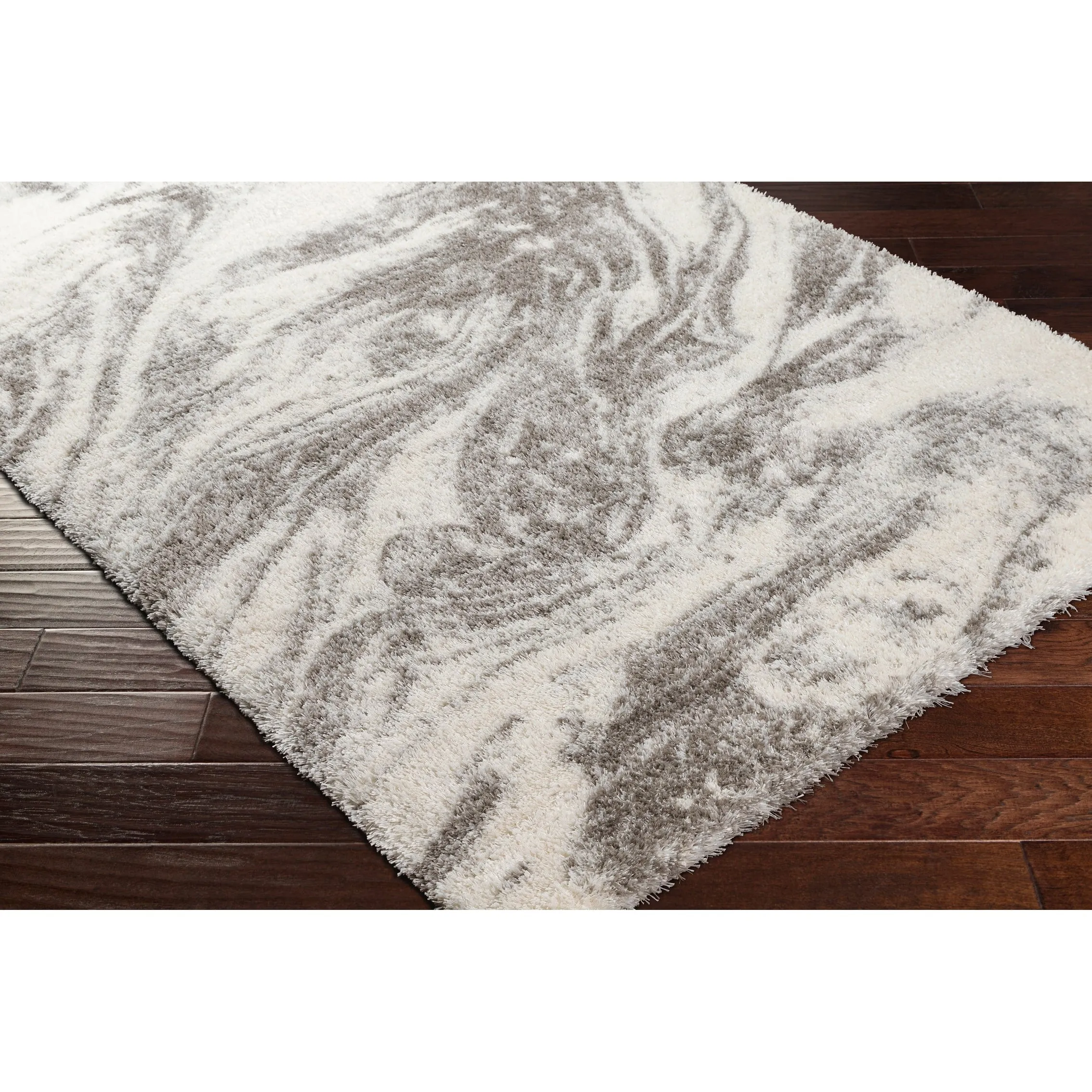 Livabliss Cloudy Abstract Swirl Plush Area Rug