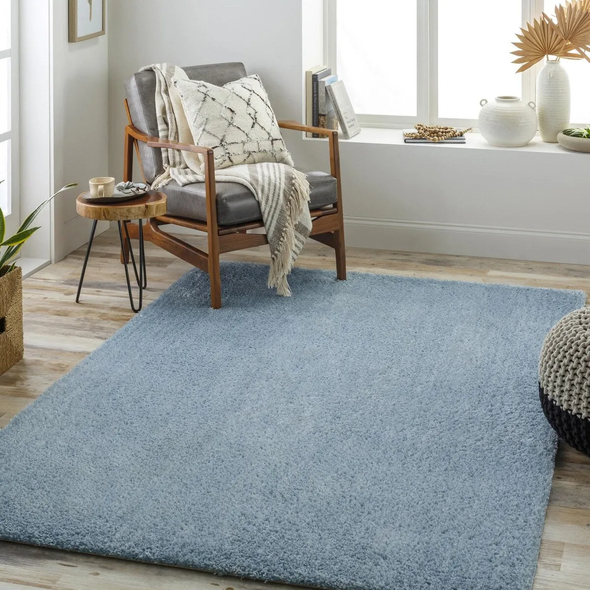 Livabliss Cloudy Shag Solid Plush Area Rug
