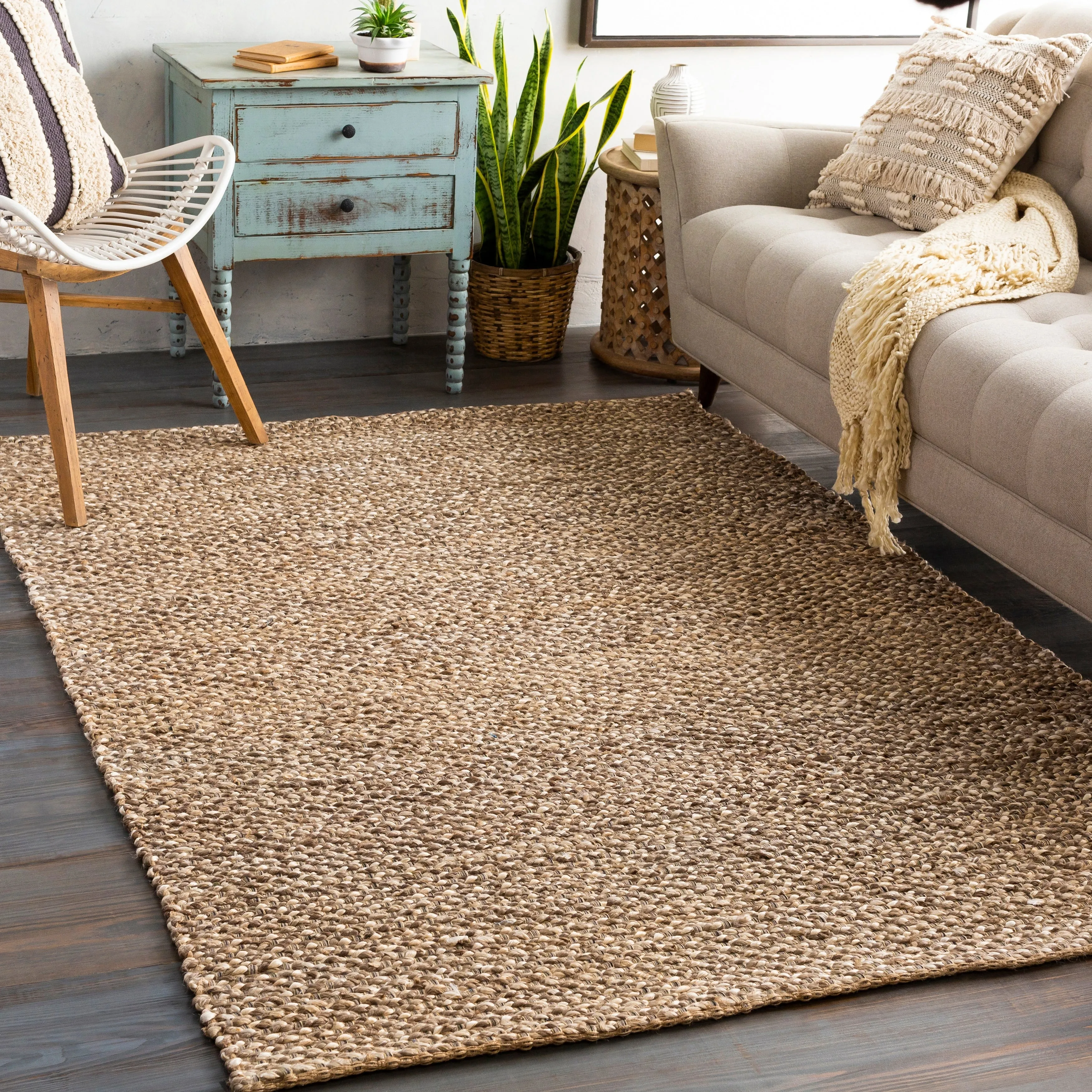 Livabliss Conrad Handmade Braided Jute Area Rug