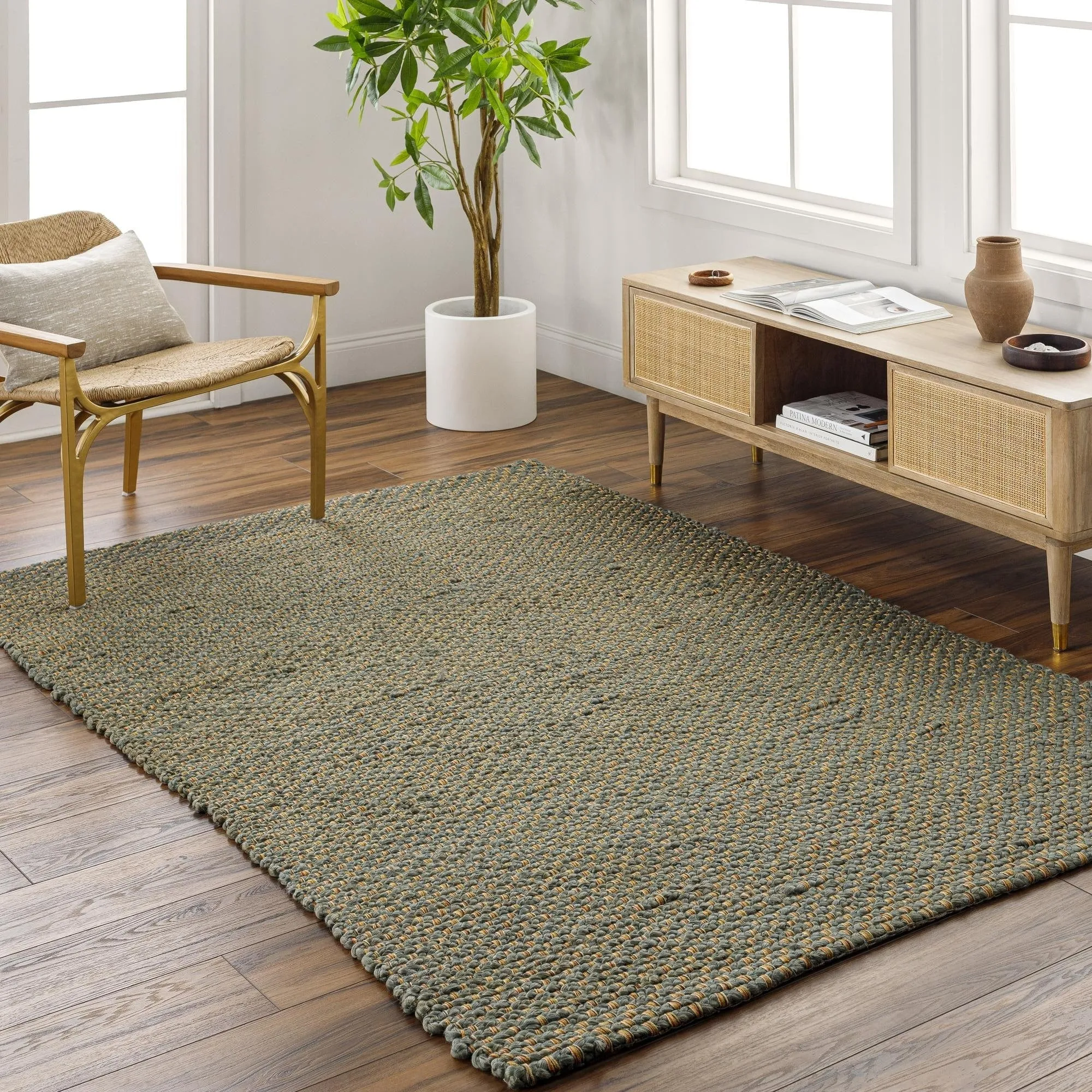 Livabliss Conrad Handmade Braided Jute Area Rug