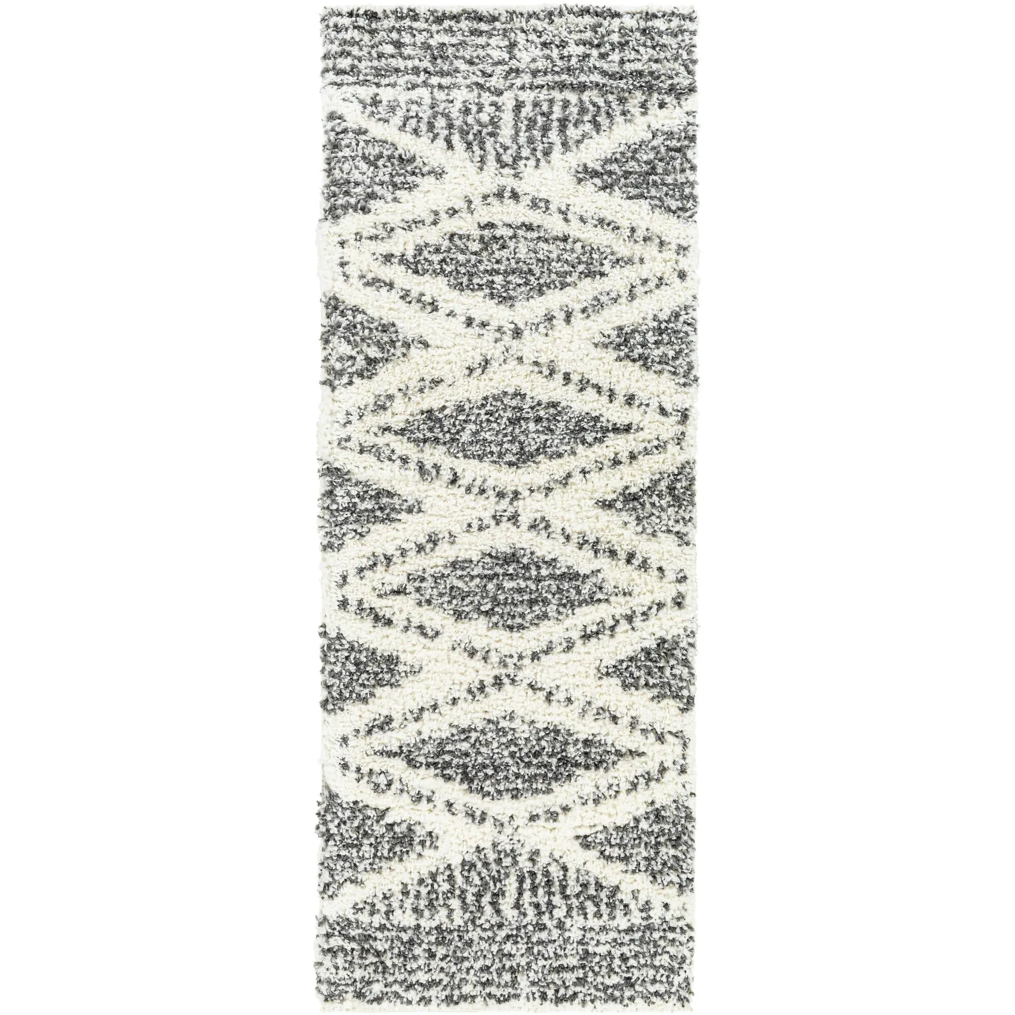 Livabliss Deluxe Shag Moroccan Tribal Area Rug