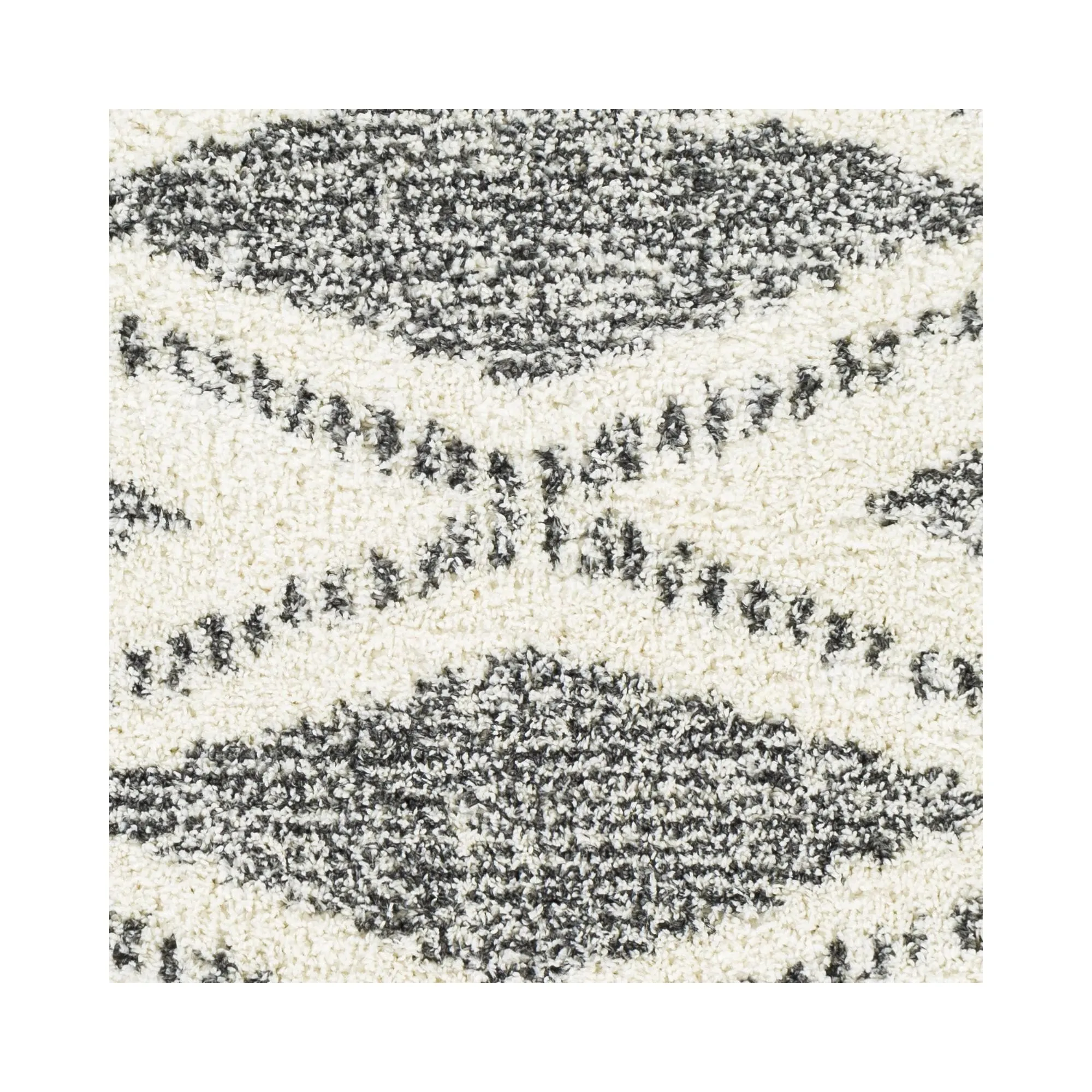 Livabliss Deluxe Shag Moroccan Tribal Area Rug
