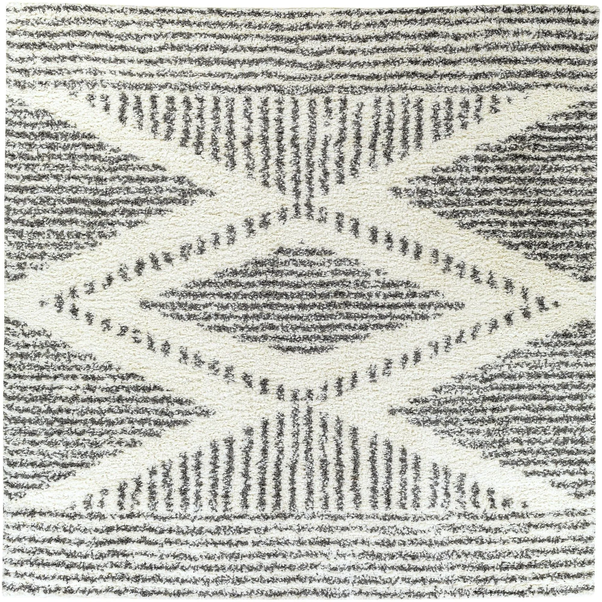 Livabliss Deluxe Shag Moroccan Tribal Area Rug