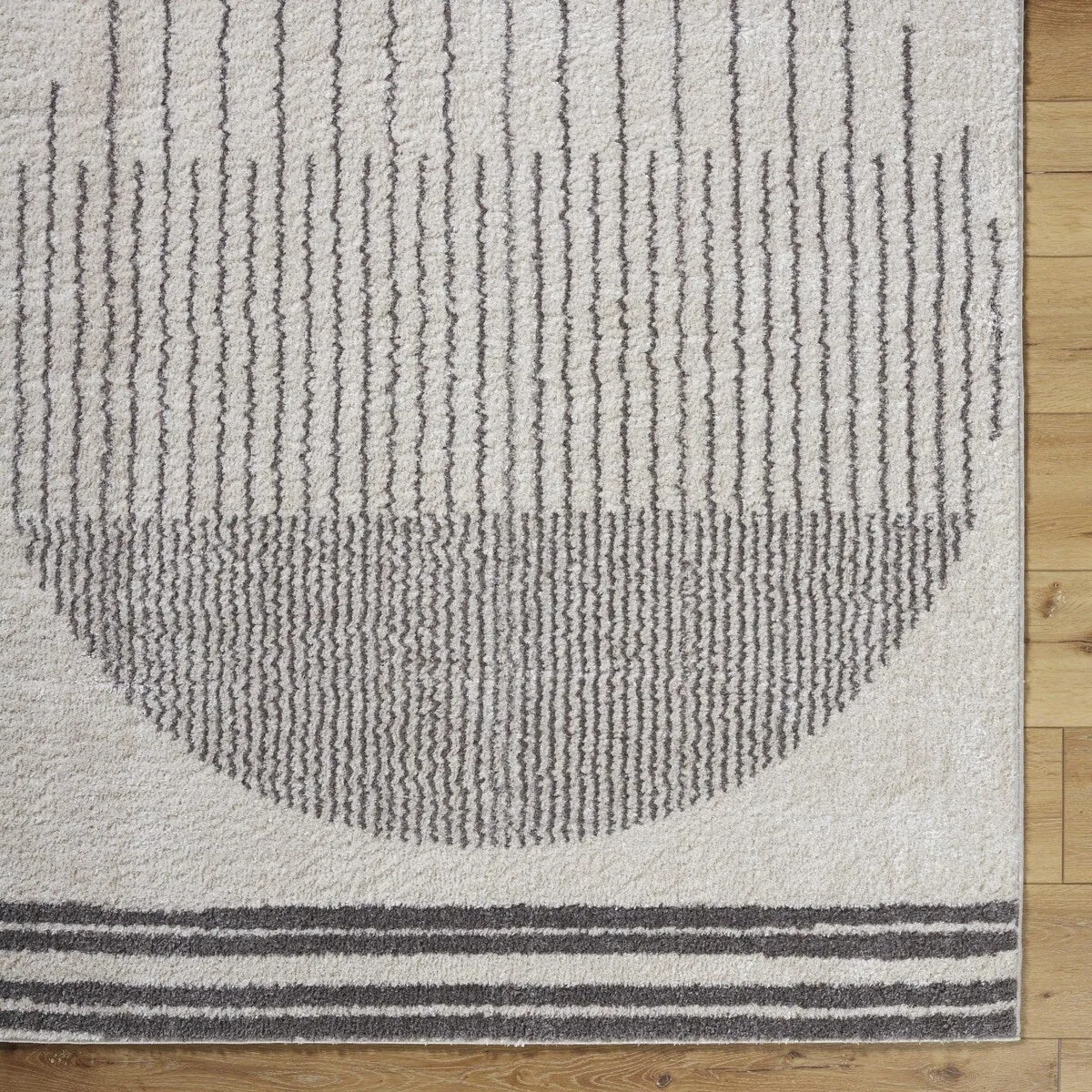 Livabliss Fossay Shag Global Stripe Washable Area Rug