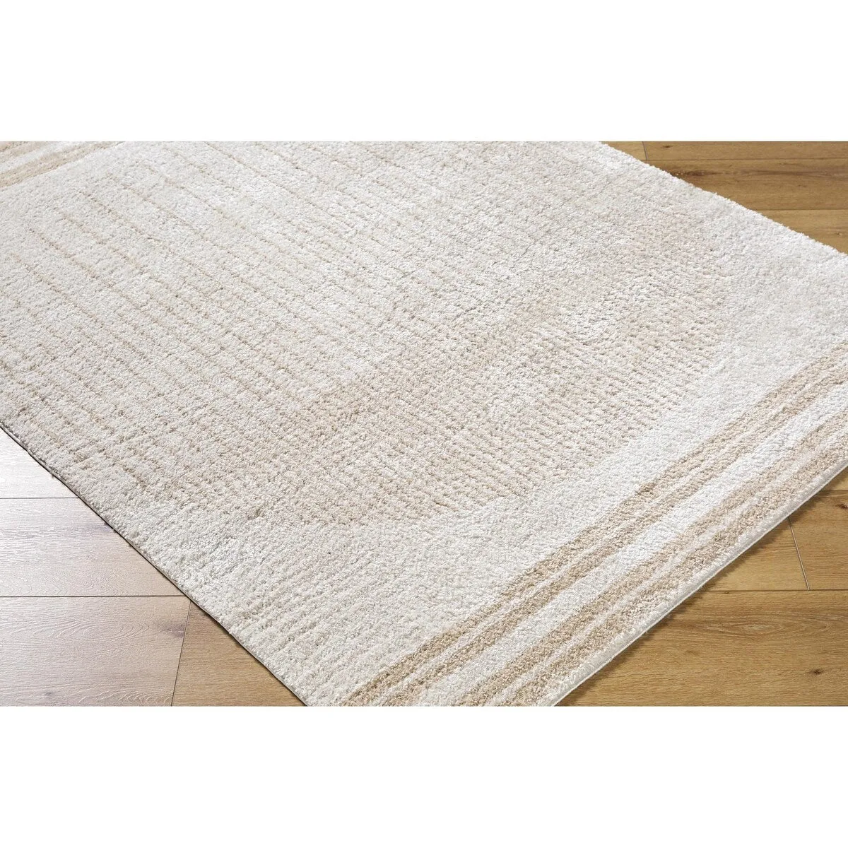 Livabliss Fossay Shag Global Stripe Washable Area Rug