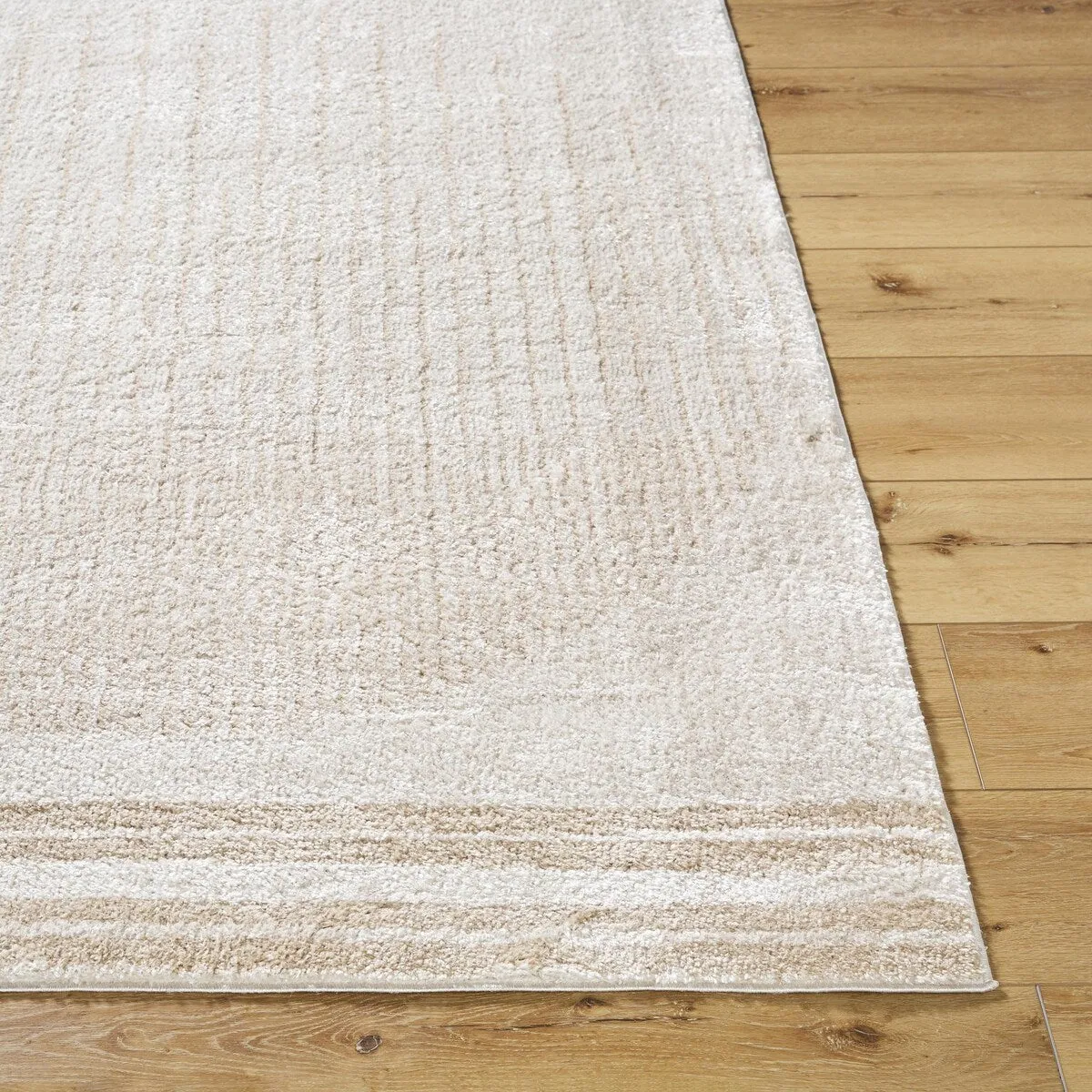 Livabliss Fossay Shag Global Stripe Washable Area Rug