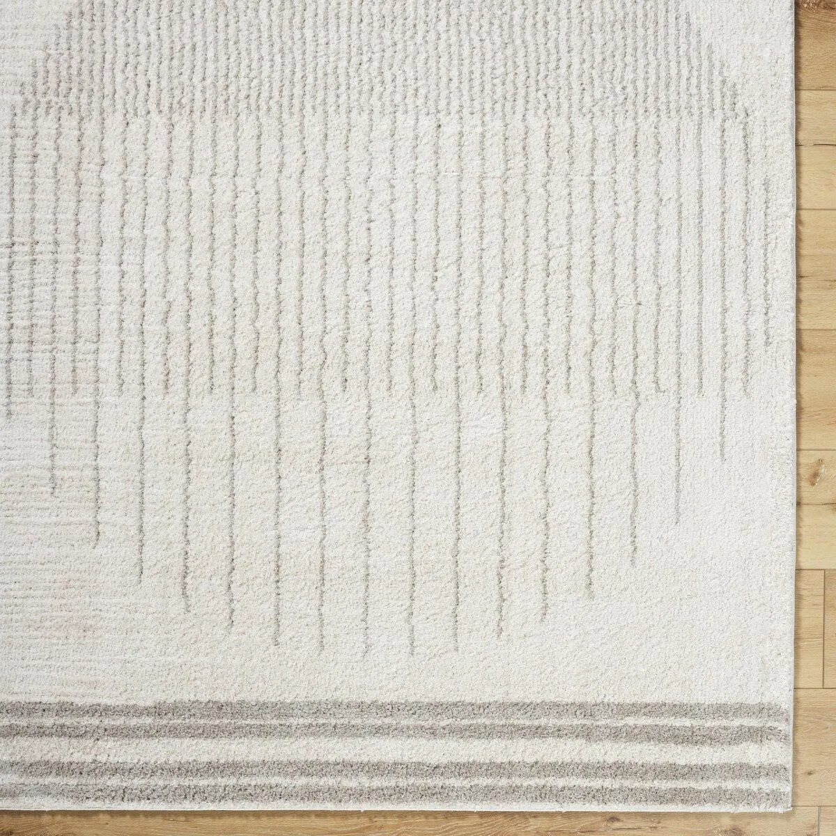 Livabliss Fossay Shag Global Stripe Washable Area Rug