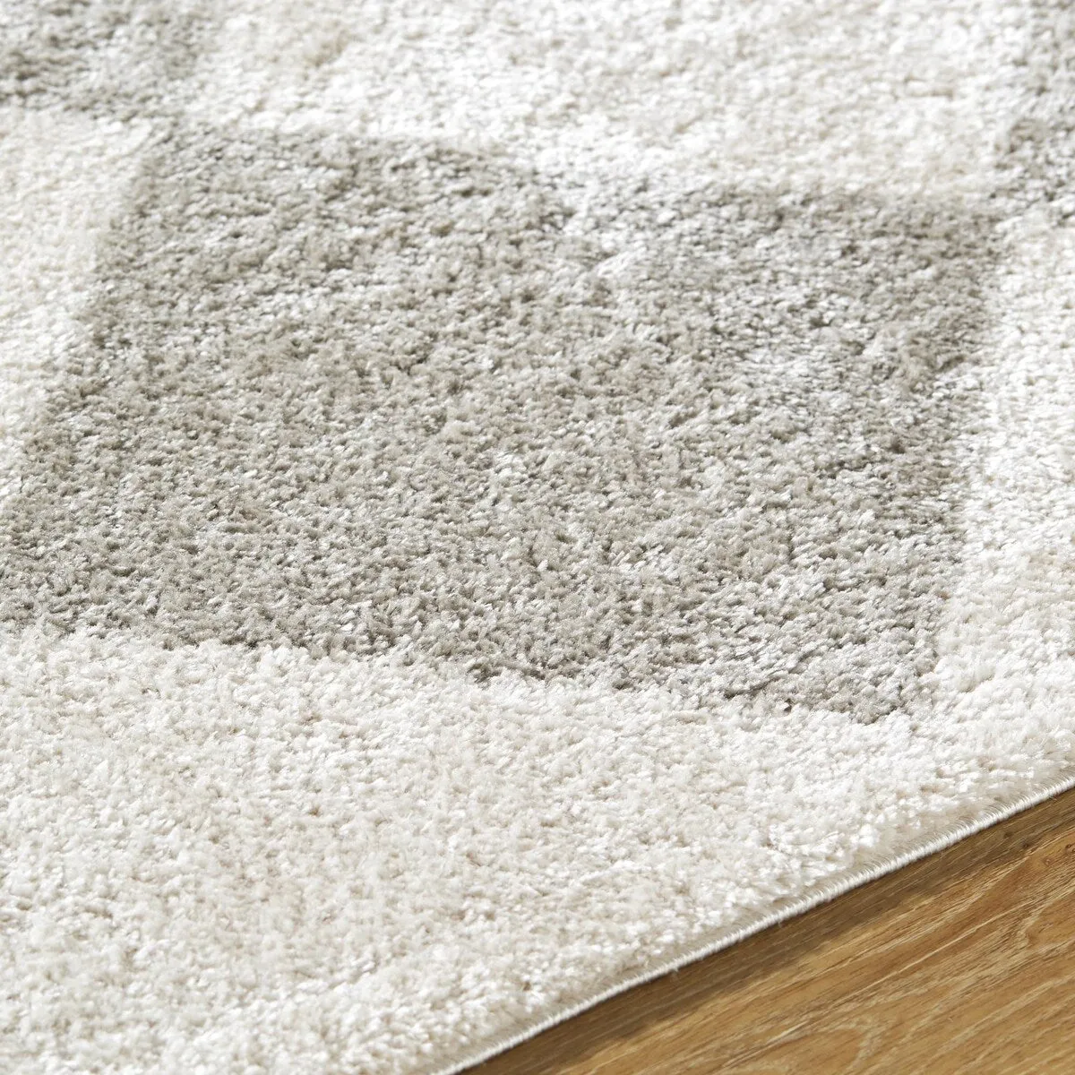 Livabliss Fossay Shag Modern & Contemporary Diamond Washable Area Rug