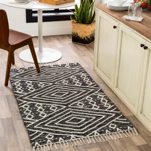 Livabliss Harris Handmade Cotton Boho Nomad Area Rug