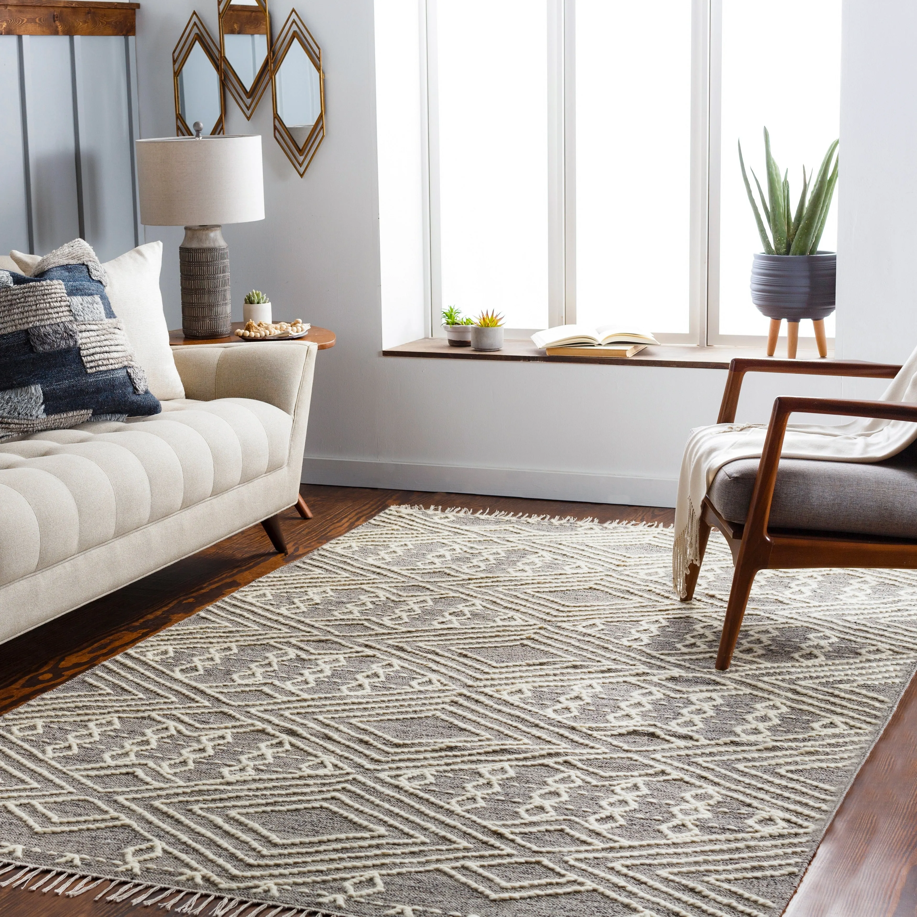 Livabliss Harris Handmade Cotton Boho Nomad Area Rug