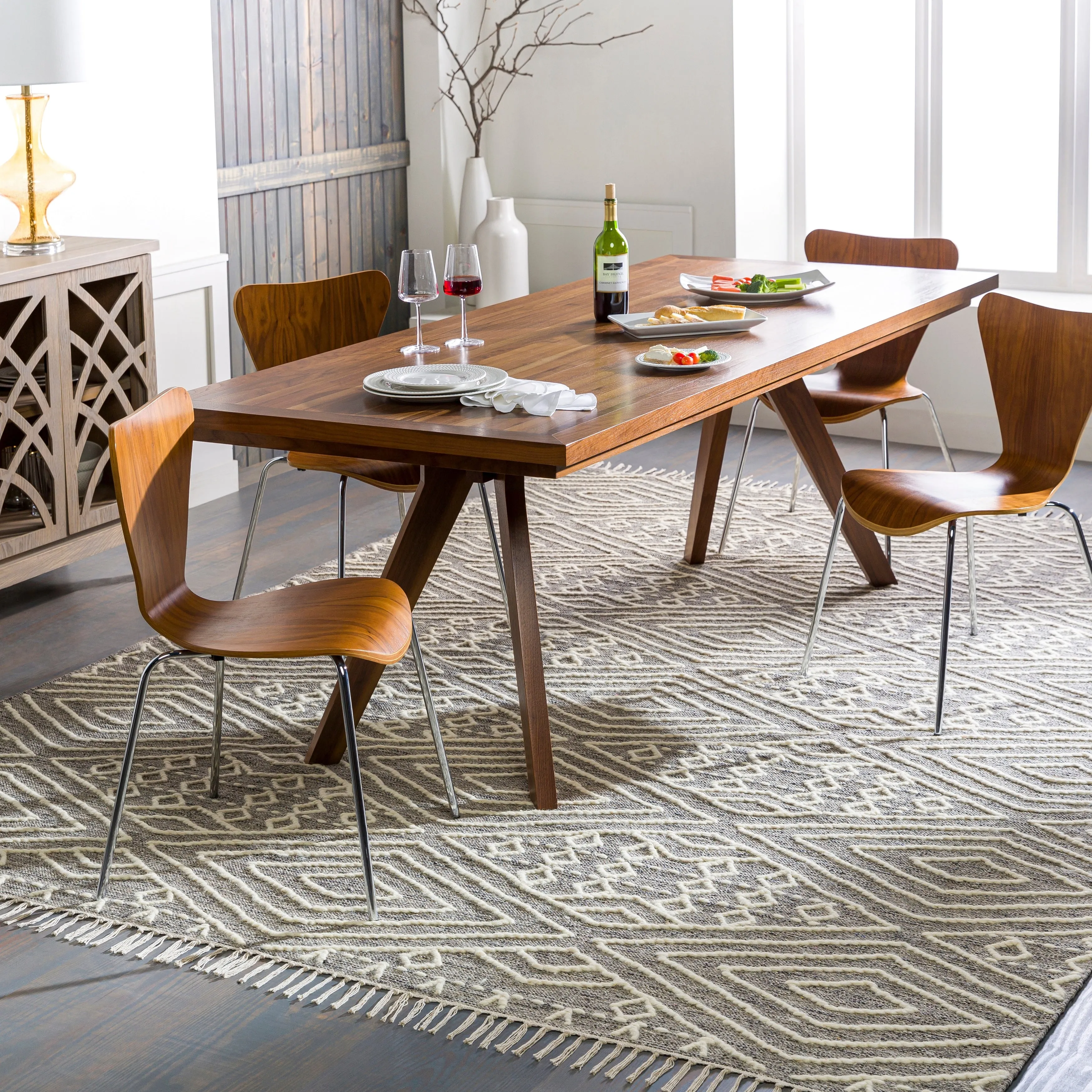 Livabliss Harris Handmade Cotton Boho Nomad Area Rug