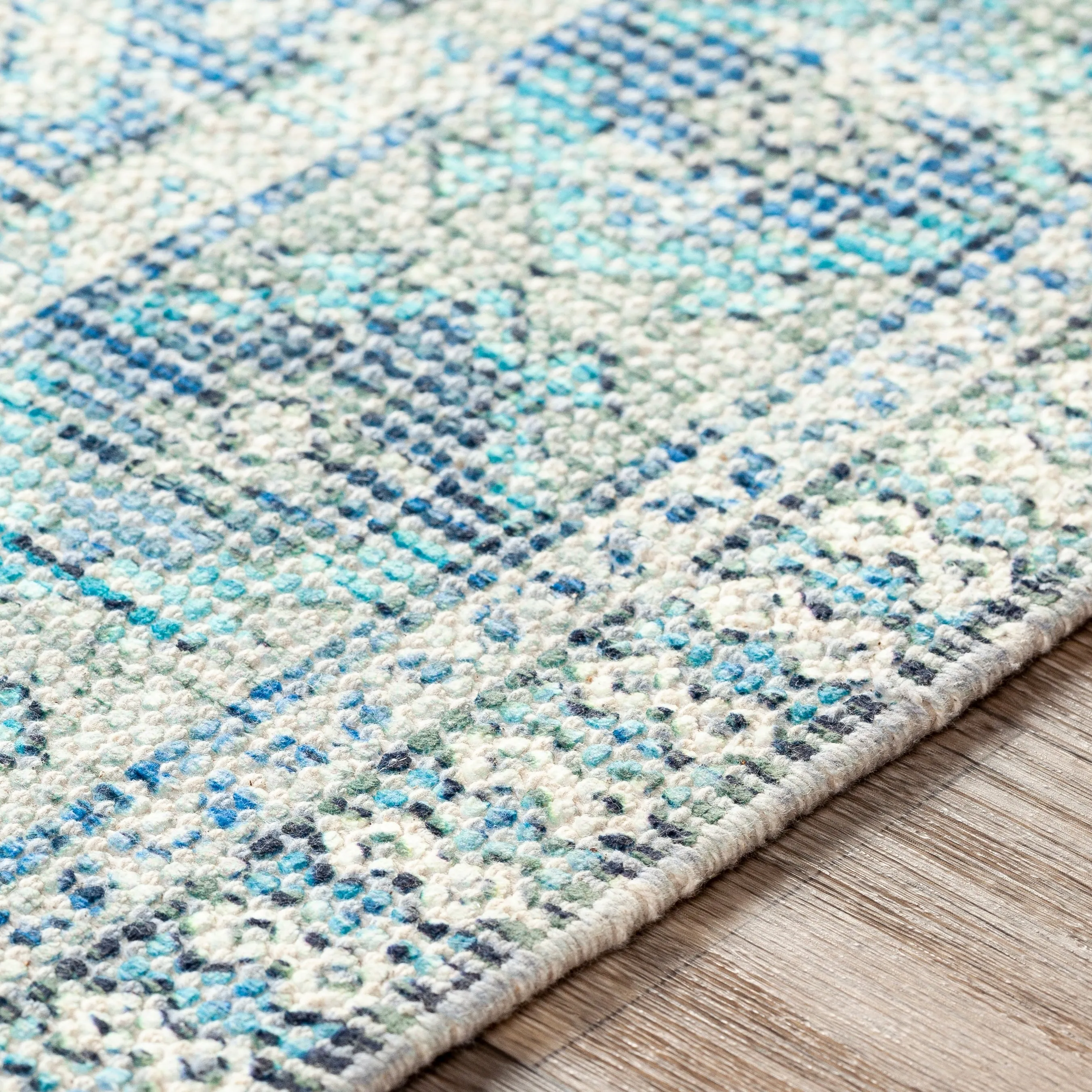 Livabliss Hermione Handmade Triple Medallion Cotton Area Rug