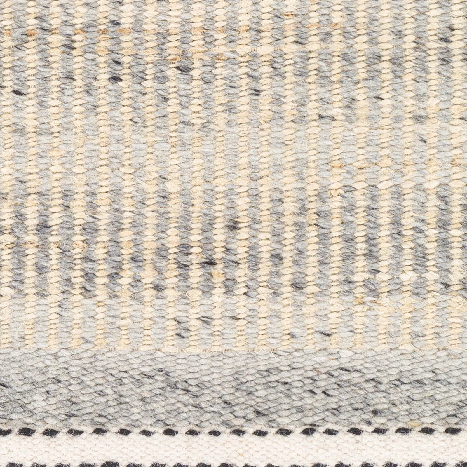 Livabliss Kenelm Boho Embroidered Jute & Wool Area Rug