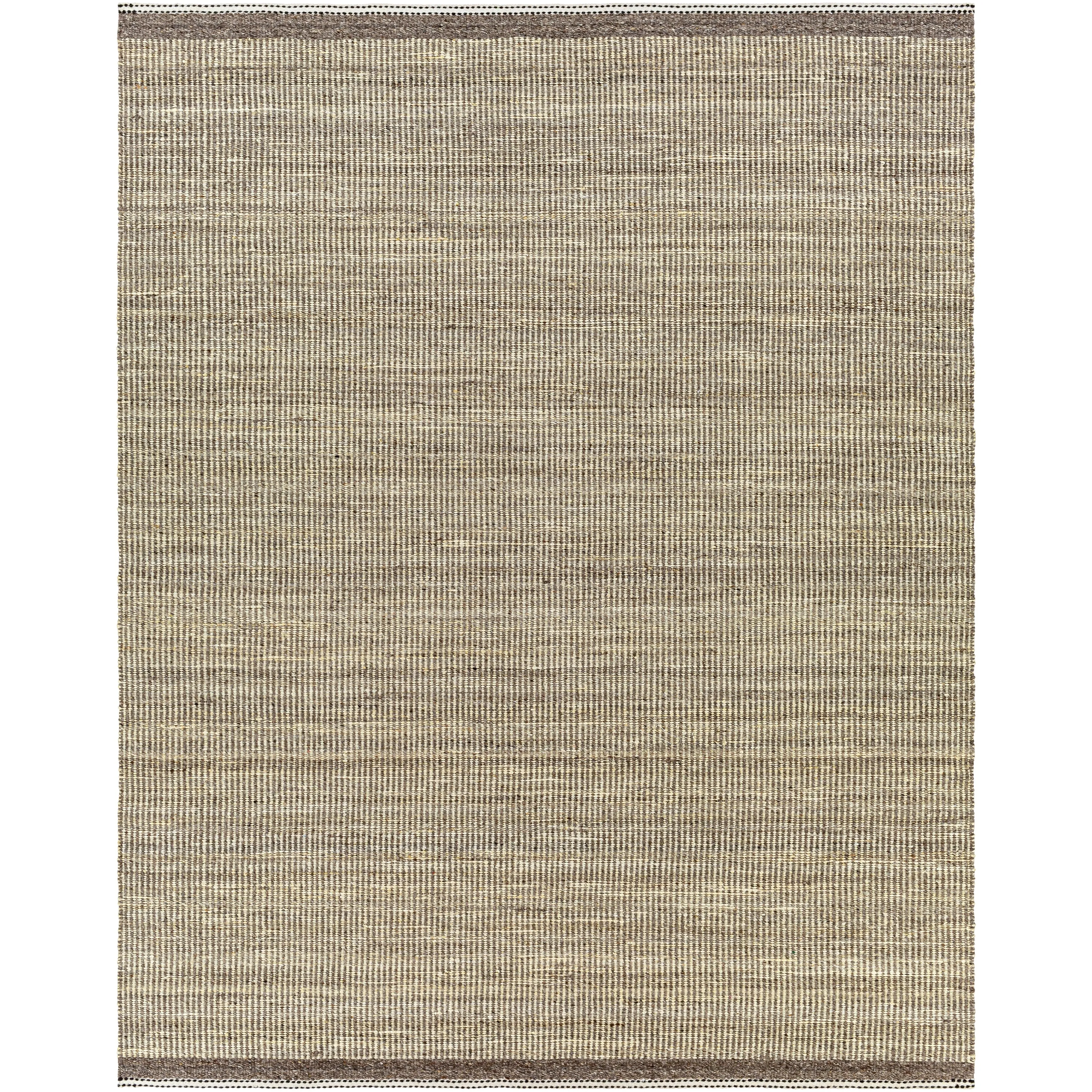 Livabliss Kenelm Boho Embroidered Jute & Wool Area Rug