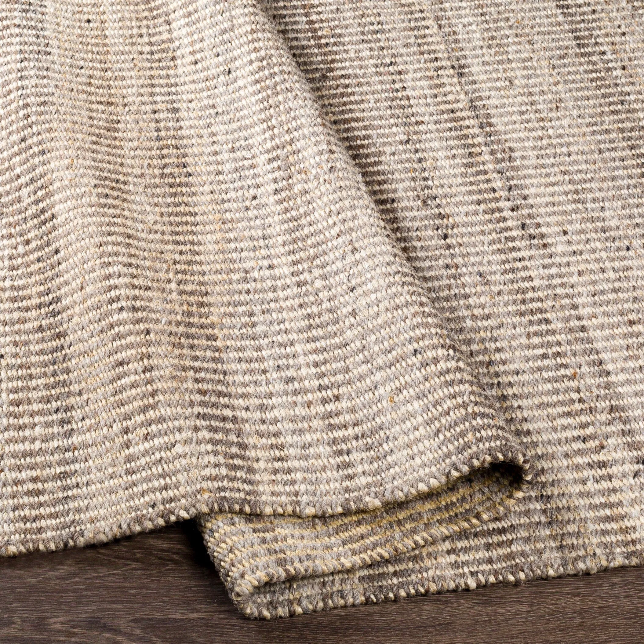Livabliss Kenelm Boho Embroidered Jute & Wool Area Rug